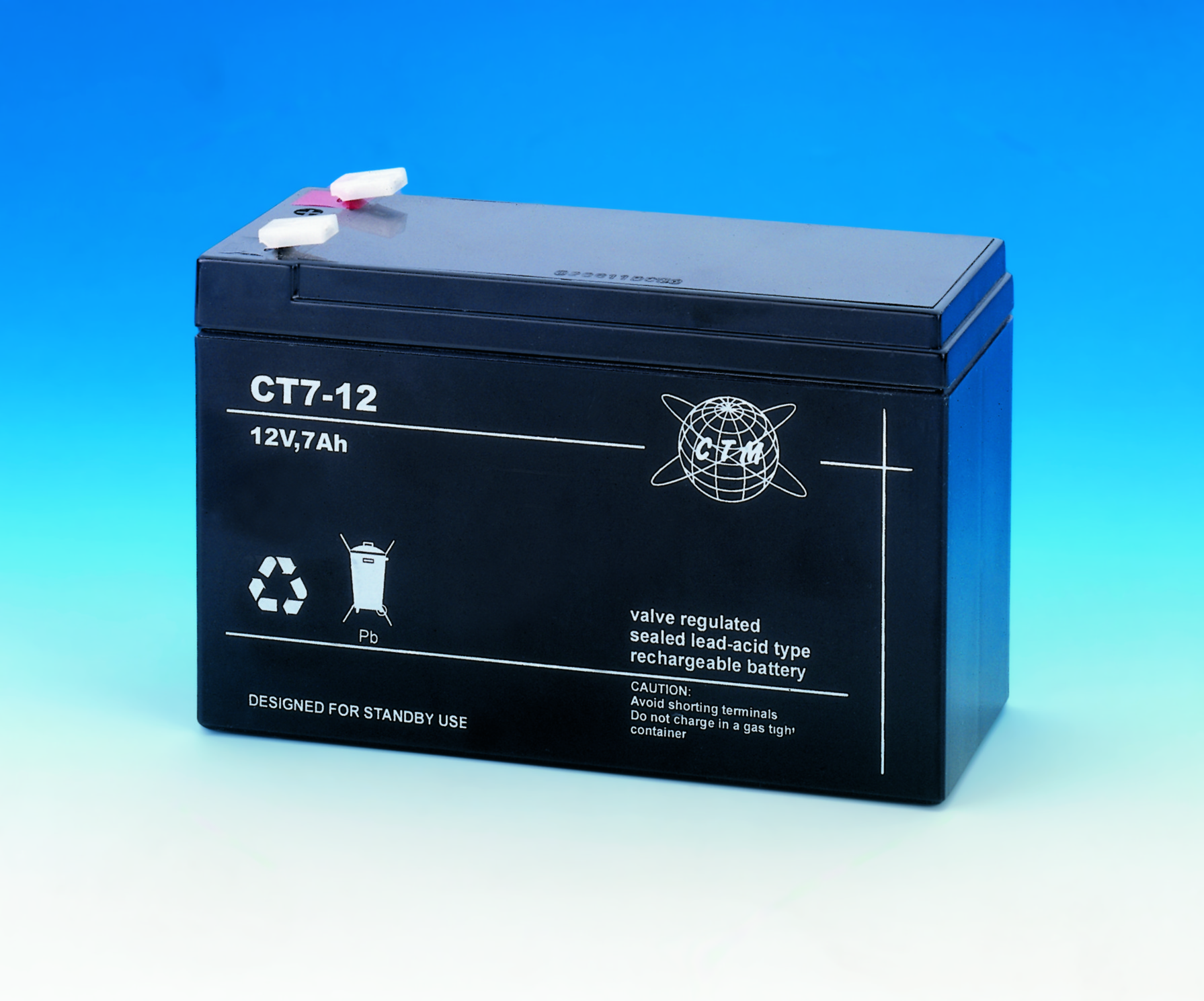 CT7-12 CTM Blei Gitter-Vließ-Batterie (AGM)