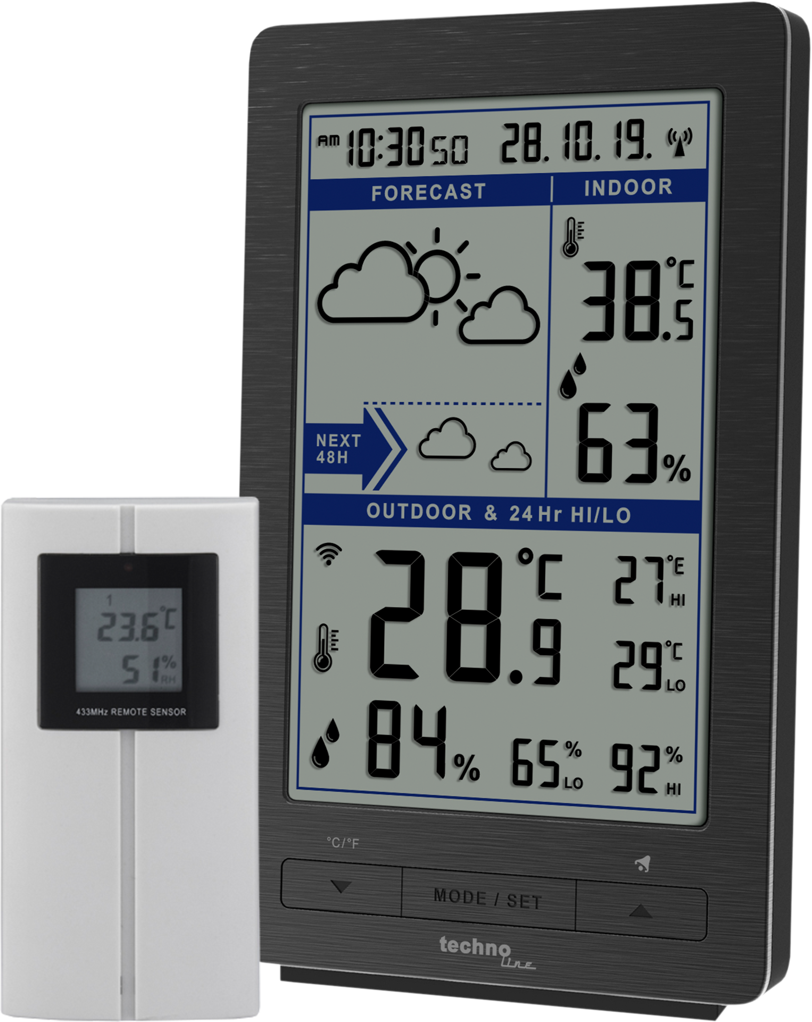 WS 9485 technoline Temperaturstation