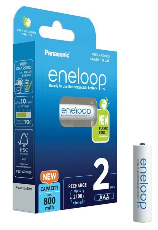 Panasonic eneloop NEW!  BK-4MCDE AAA 800mAh