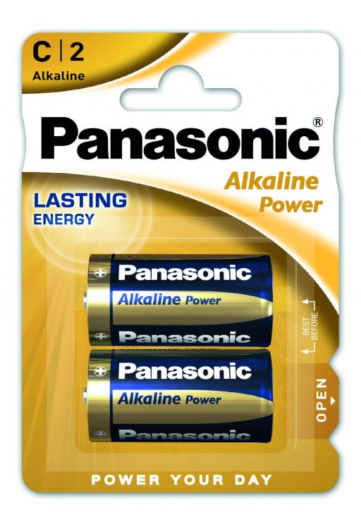 LR14/2BP  Panasonic Alkaline Power Batterie 2er Blister