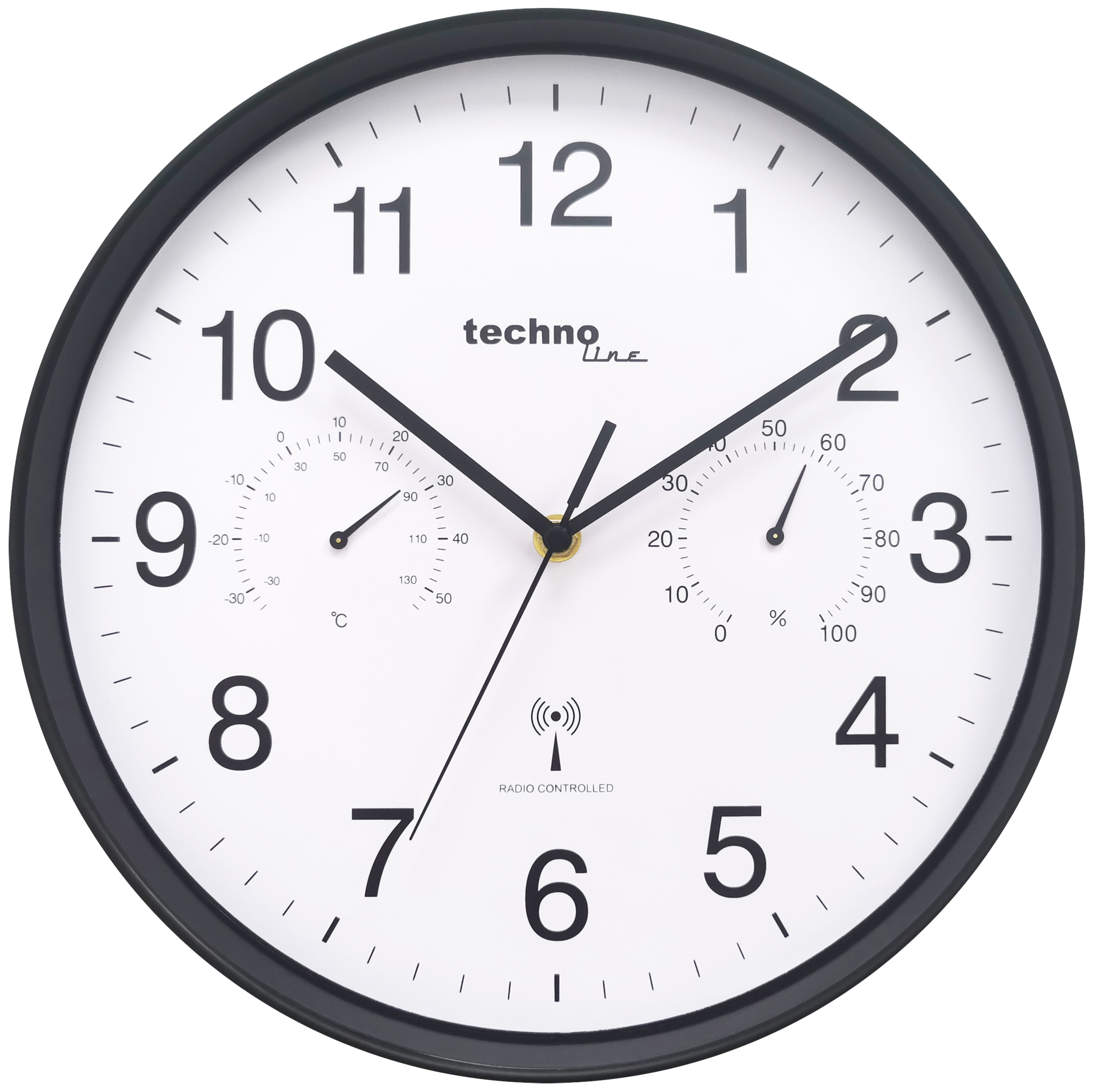 WT 8945  technoline Funk-Wanduhr, Ø=30cm