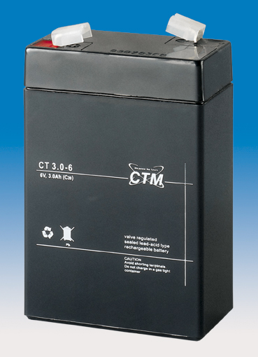CT3-6 CTM Blei Gitter-Vließ-Batterie
