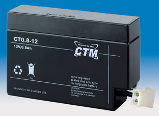 CT0,8-12 CTM Blei Gitter-Vließ-Batterie