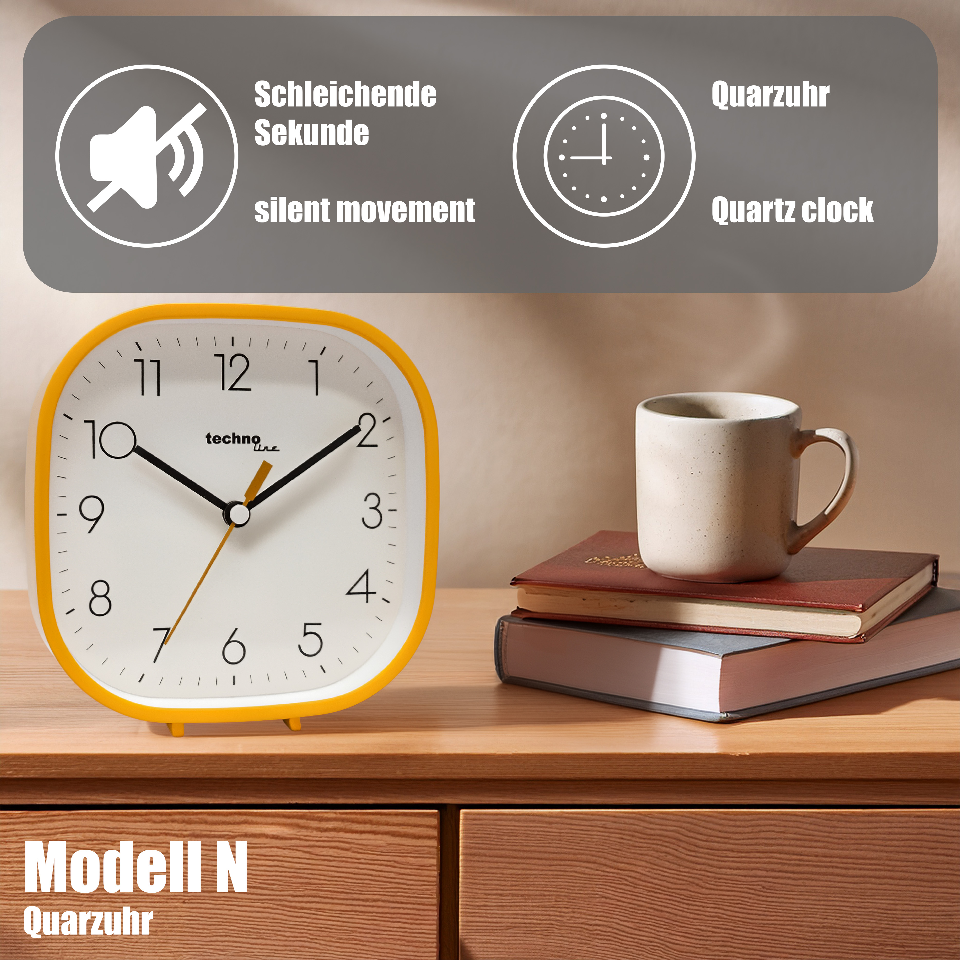 Modell N technoline Quarzwecker