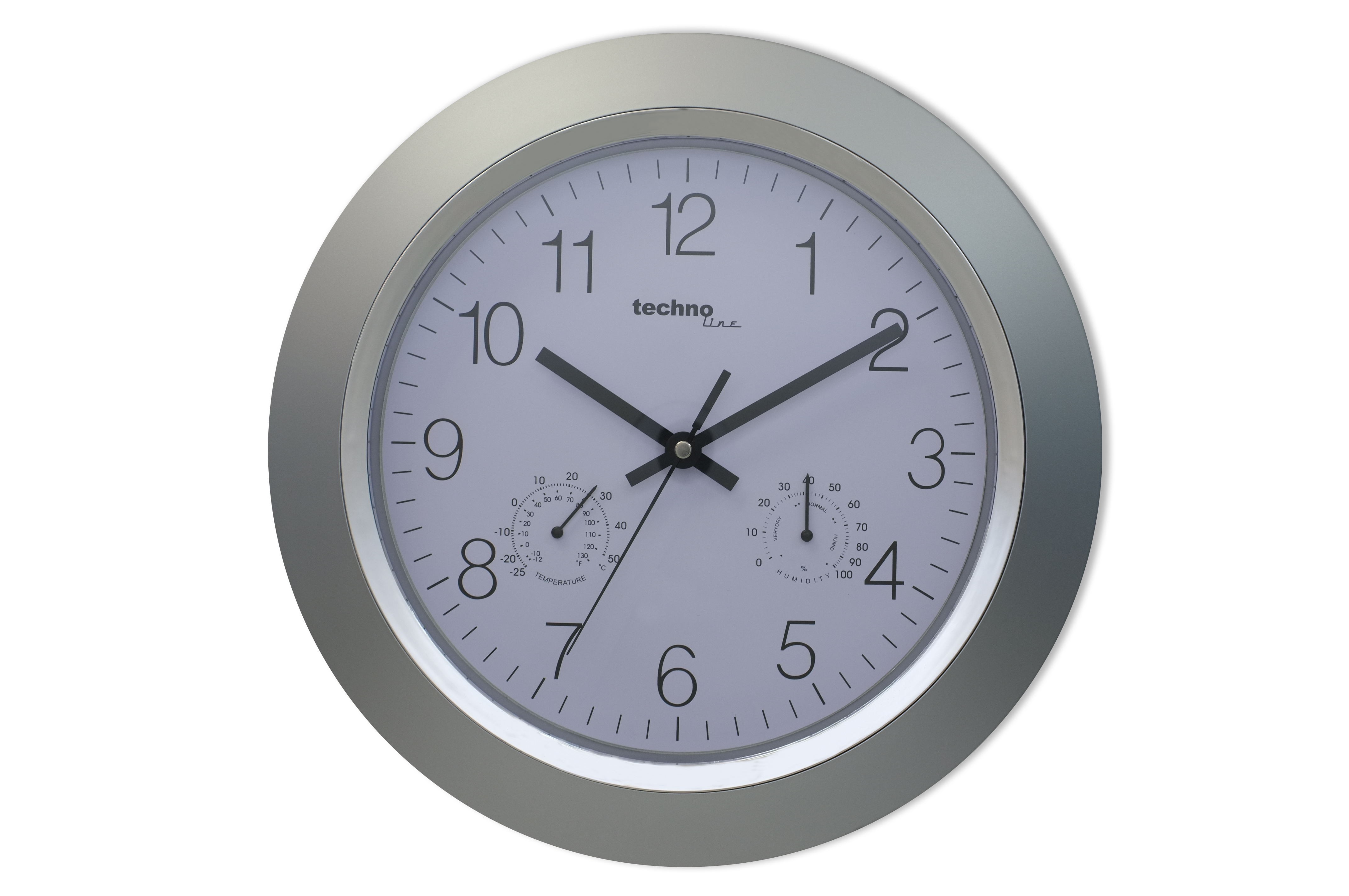 WT7940 technoline Quarz-Wanduhr, Ø=33cm