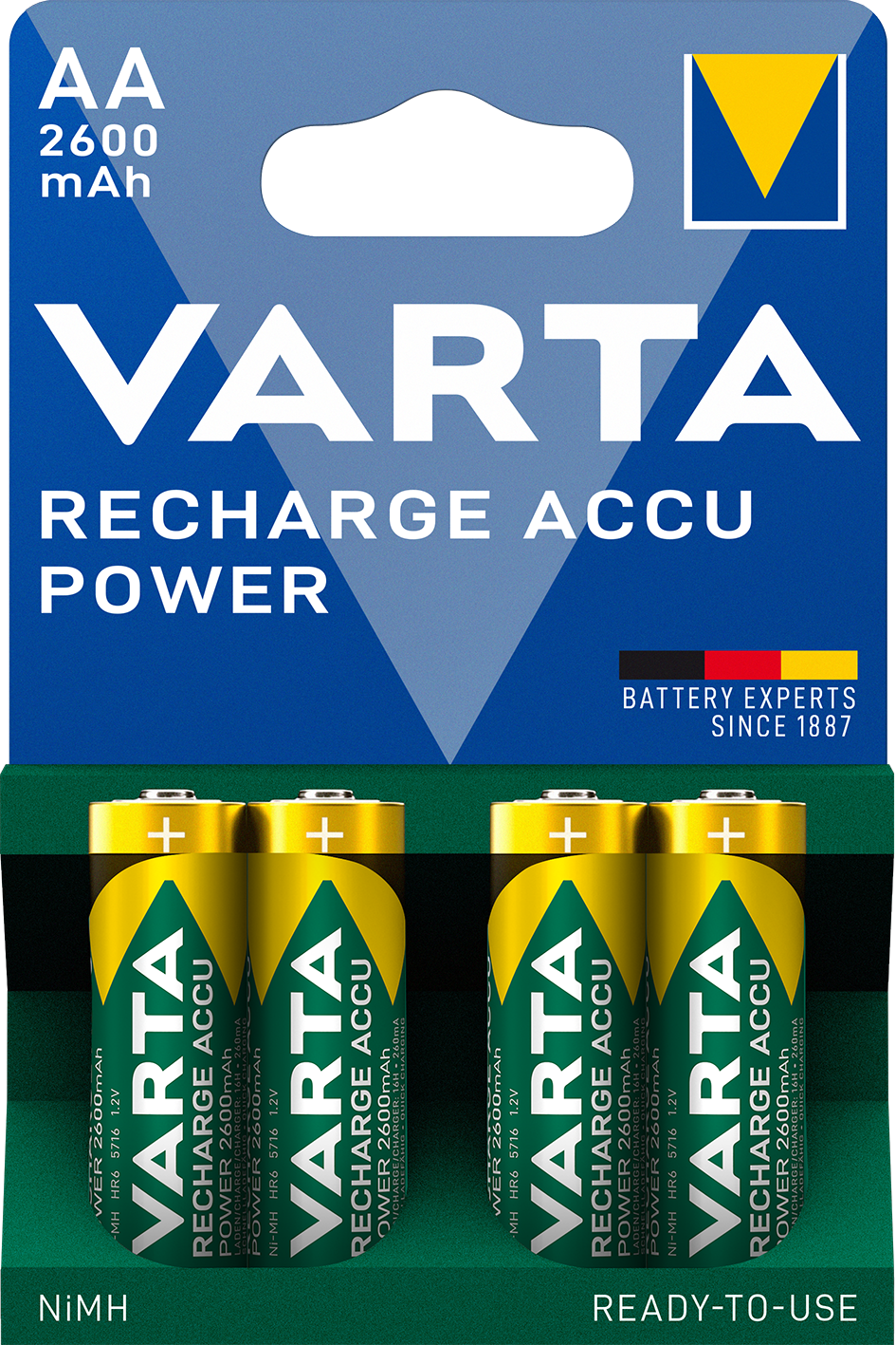 V5716 Varta Recharge Accu Power 4er Blister