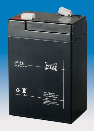 CT5-6 CTM Blei Gitter-Vließ-Batterie
