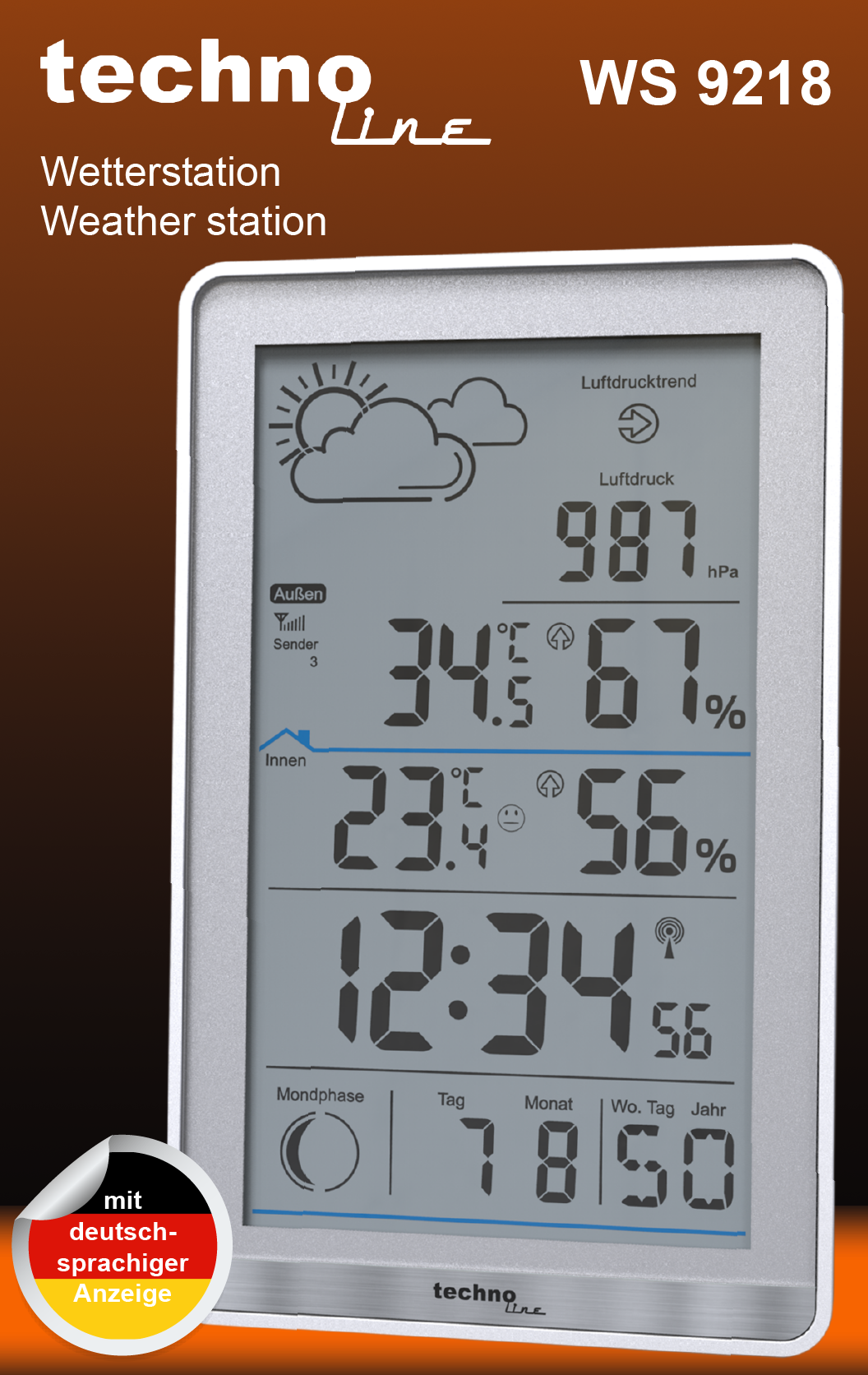 WS 9218 technoline Wetterstation