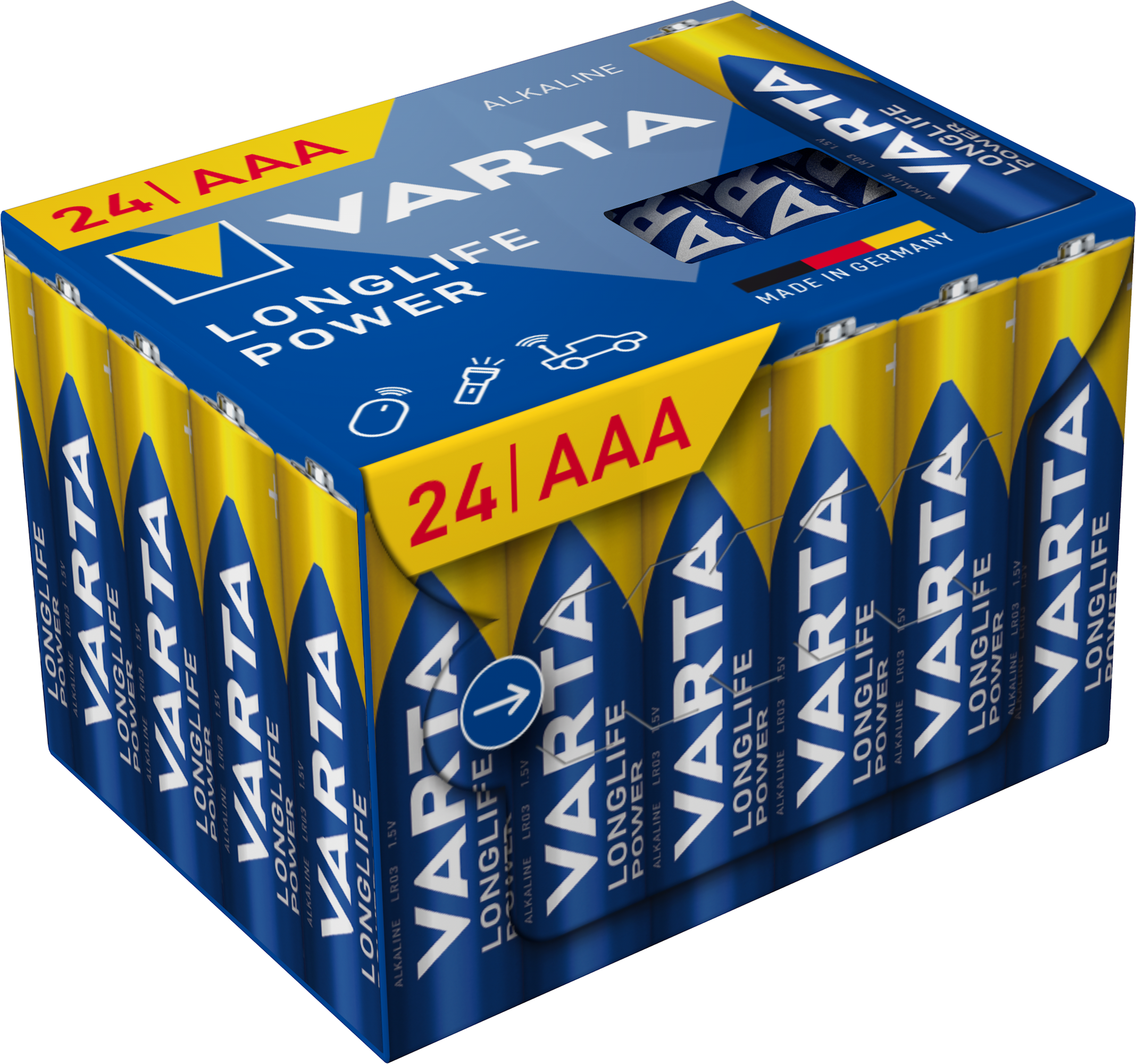 V4903 Varta Longlife Power Batterie AAA Cube 24