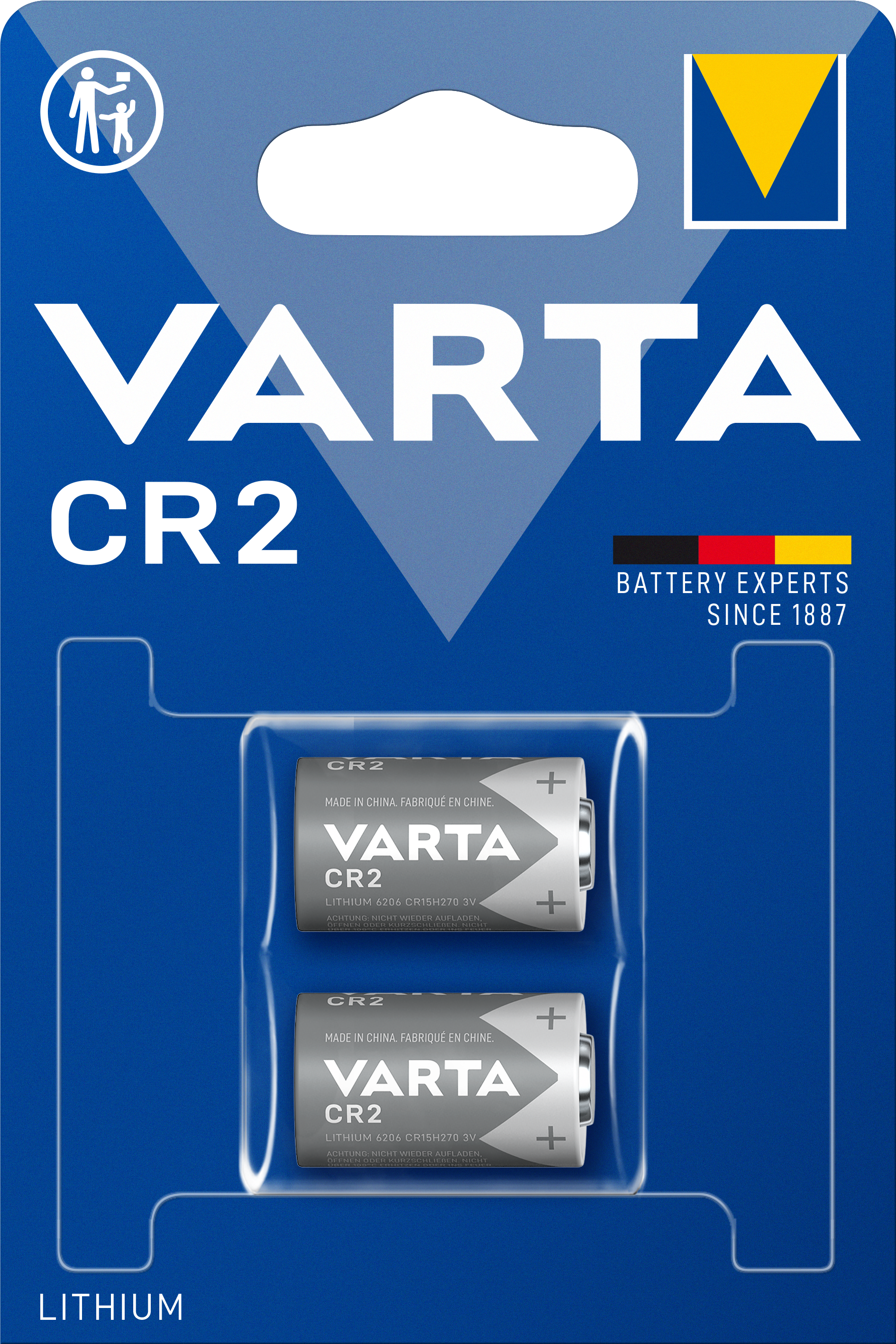 CR2 Varta Professional Lithium 2er BLISTER