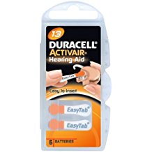 DA13 Duracell Activair  Hörgerätebatterie, 6er Blister