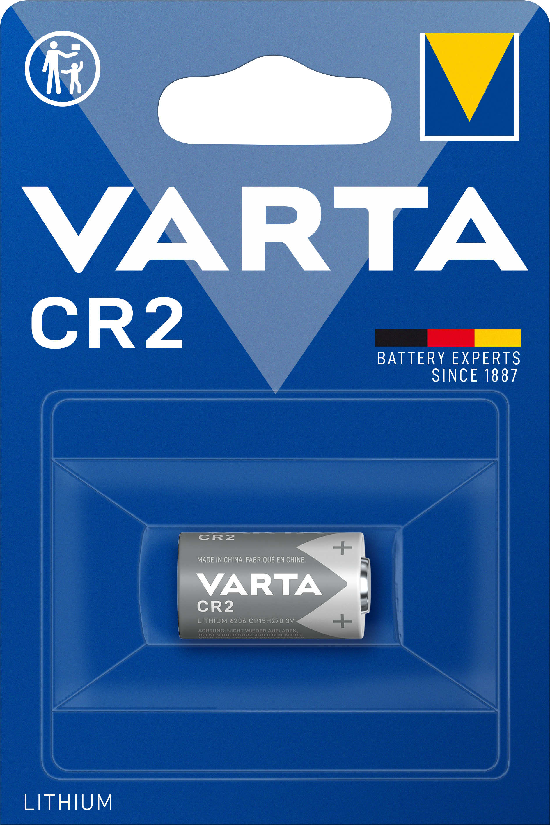 CR2 Varta Professional Lithium Batterie
