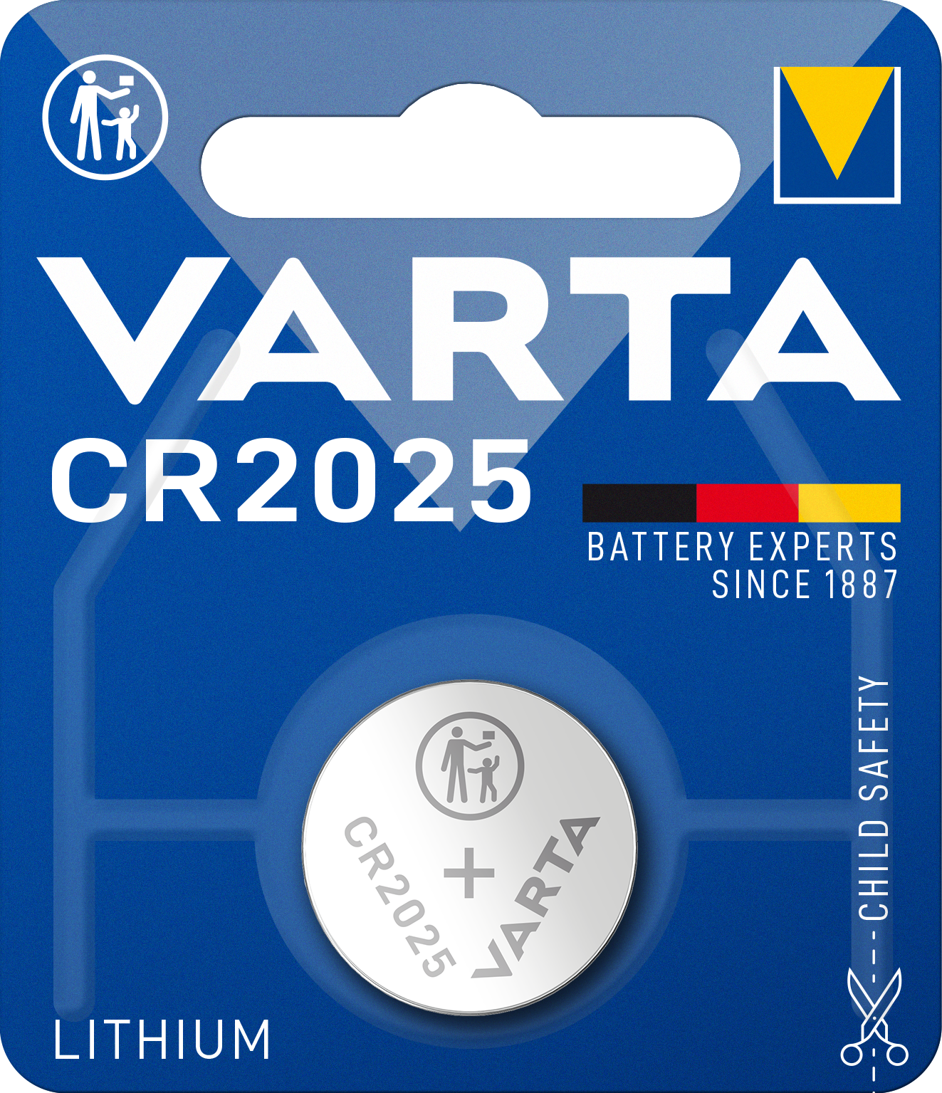 CR2025 Varta Electronic-Batterie 1er Blister