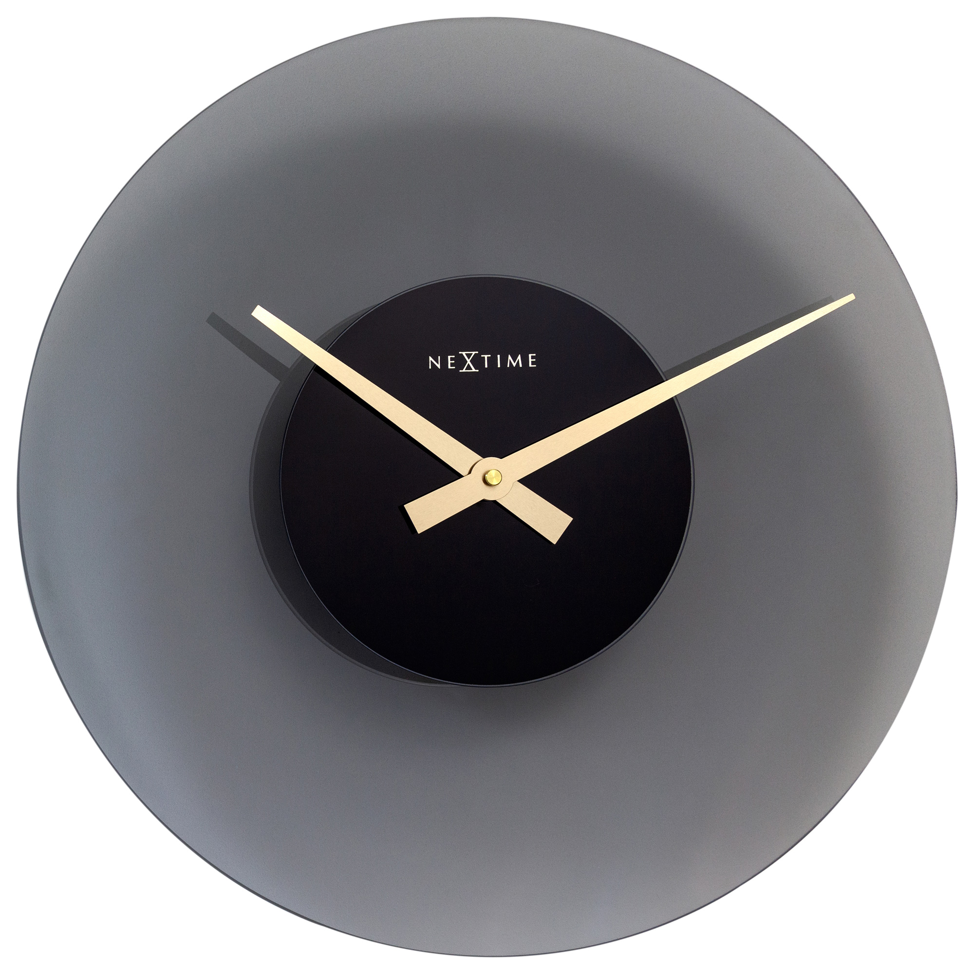 Nextime Wanduhr 8196GS Float, Ø = 40cm