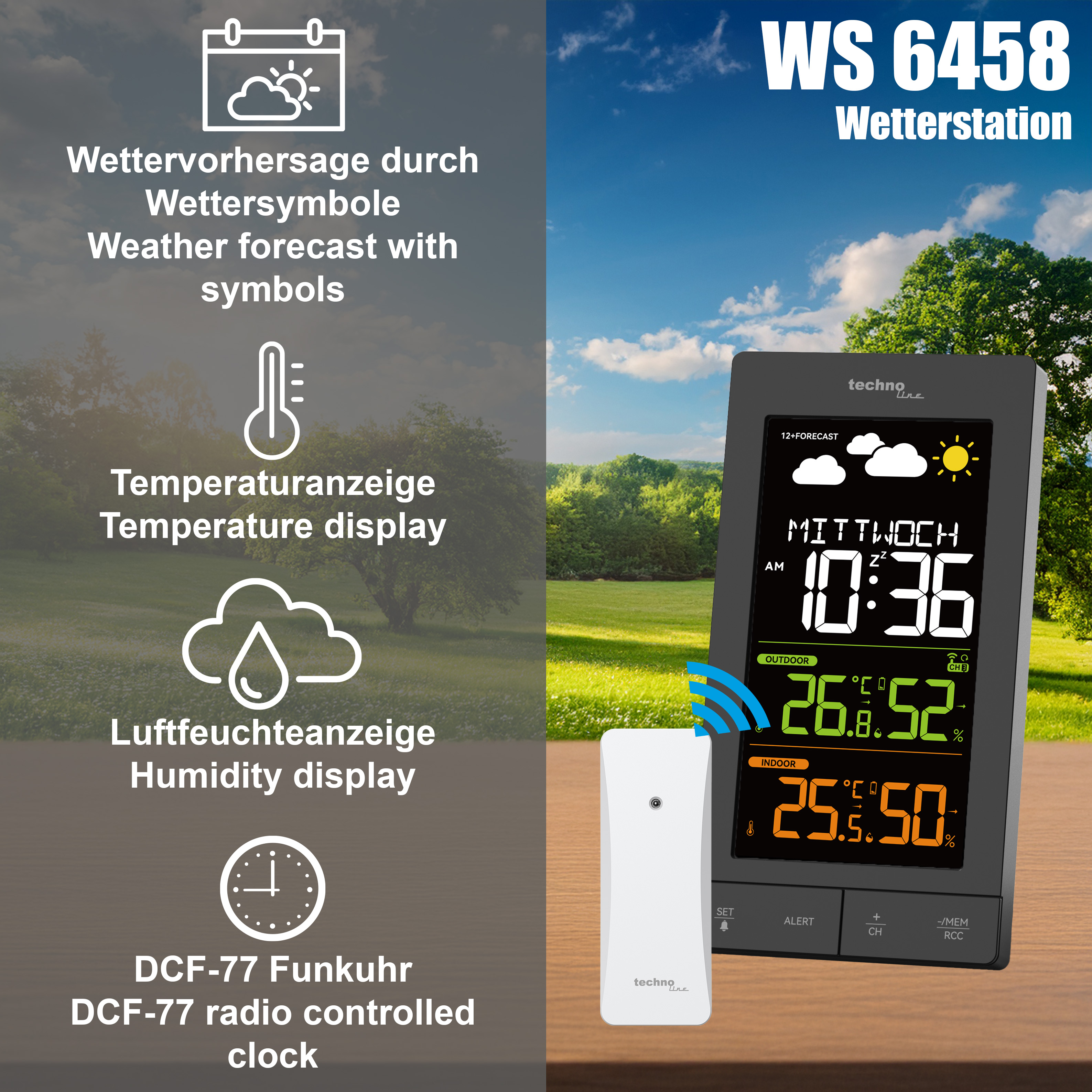 WS 6458 technoline Wetterstation