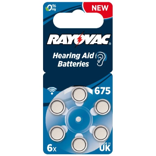 R675 Rayovac-Hörgerätebatterie
