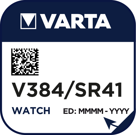 V384 Varta Uhrenbatterie