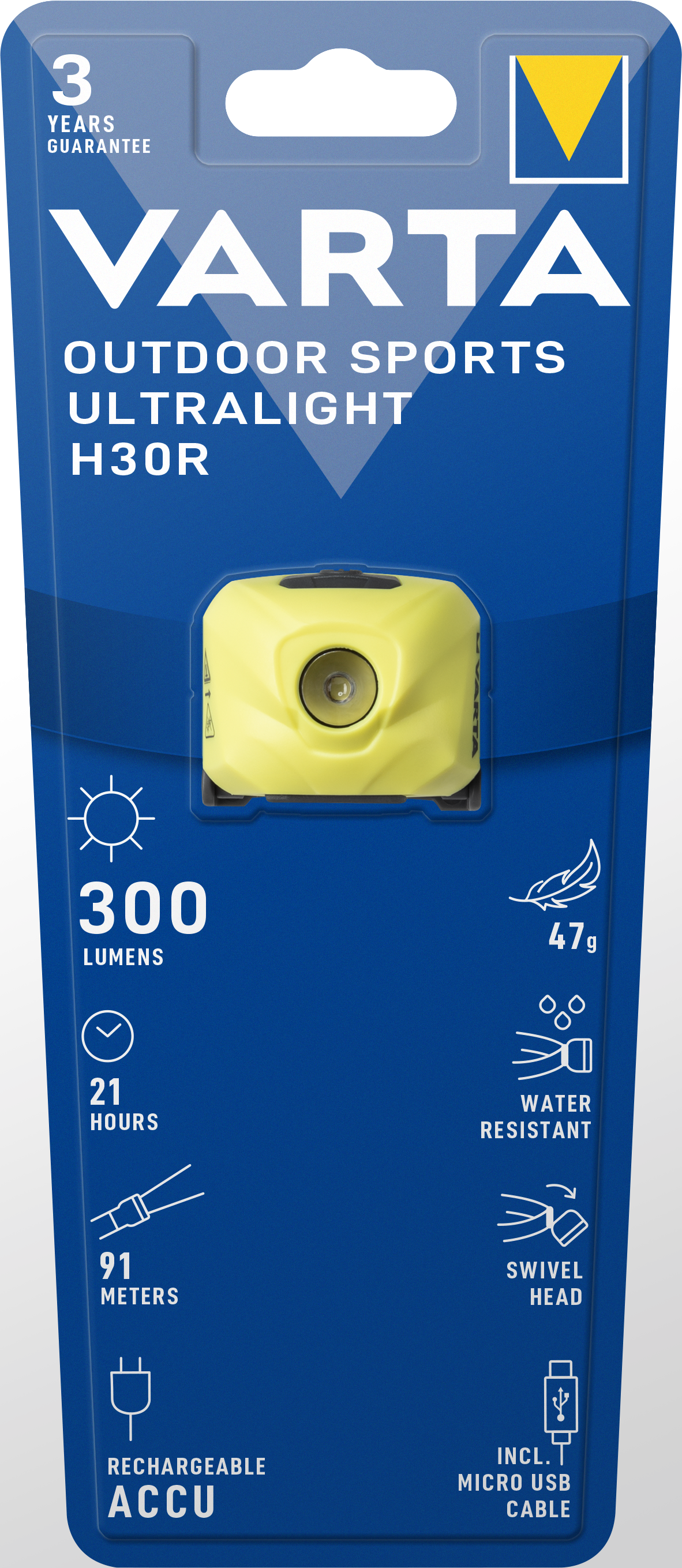 T18631 Varta Outdoor Sports Ultralight H30R, lime