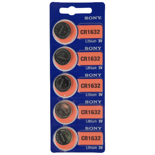 CR1632 Sony Electronic-Batterie, 5er Blister