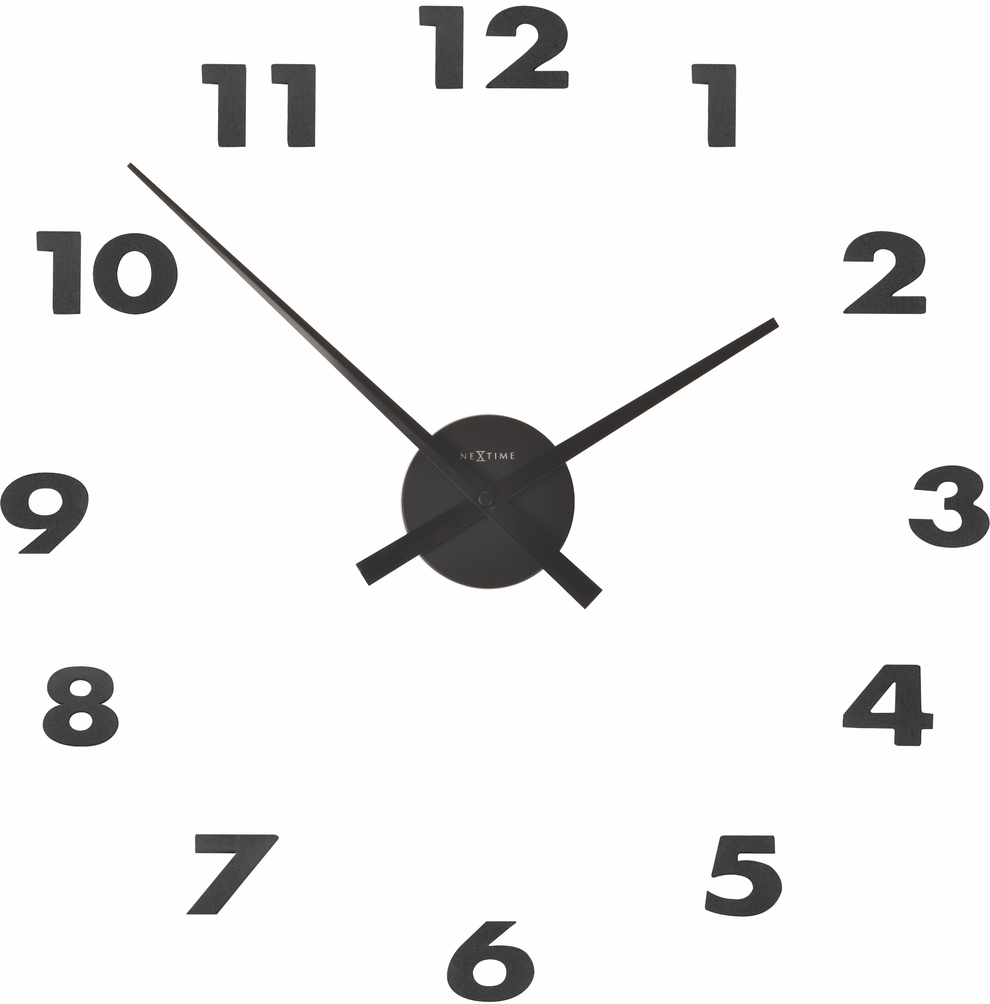 Nextime Wanduhr 3074ZW Small Hands, Ø = 48cm