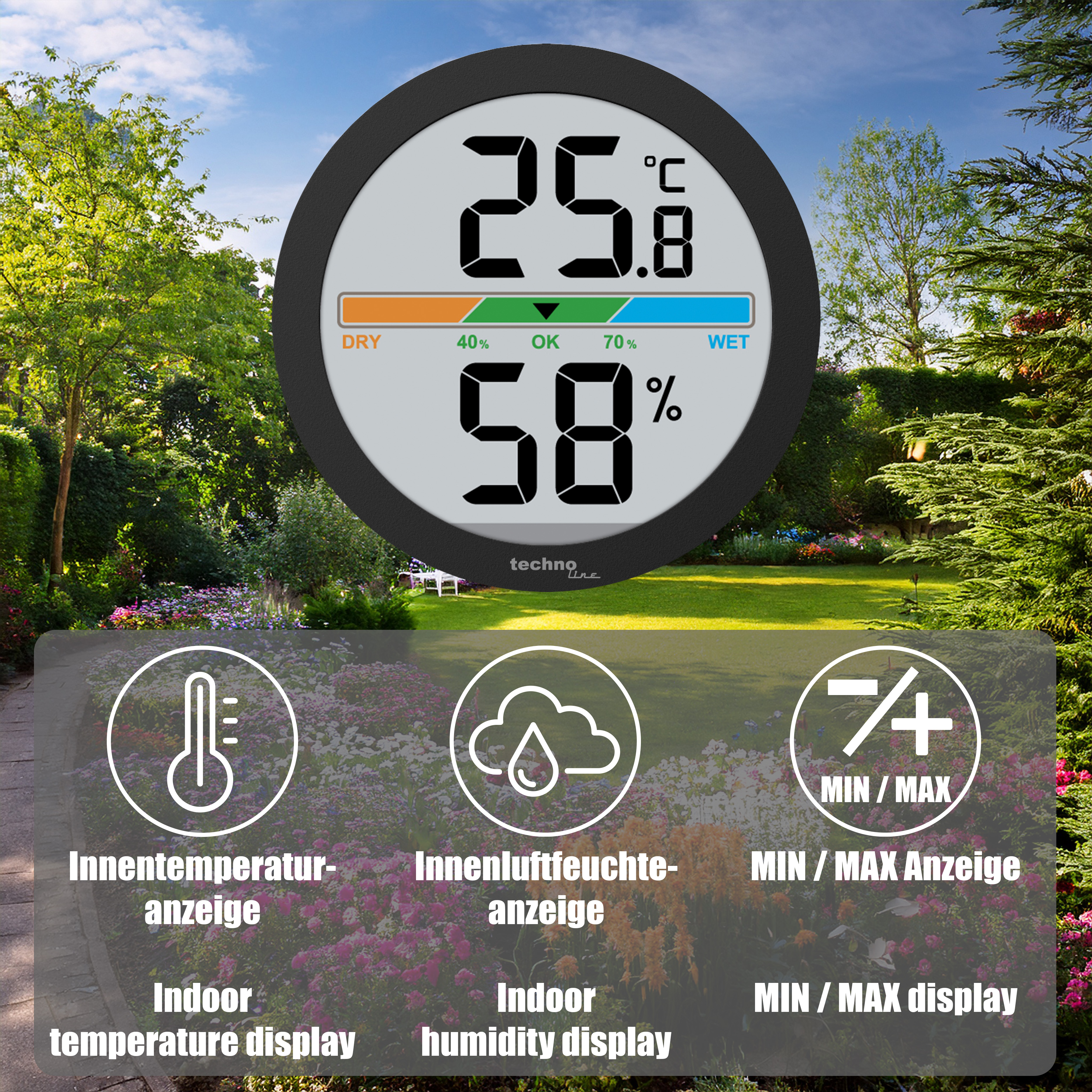 WS 9418 technoline Thermo-Hygrometer