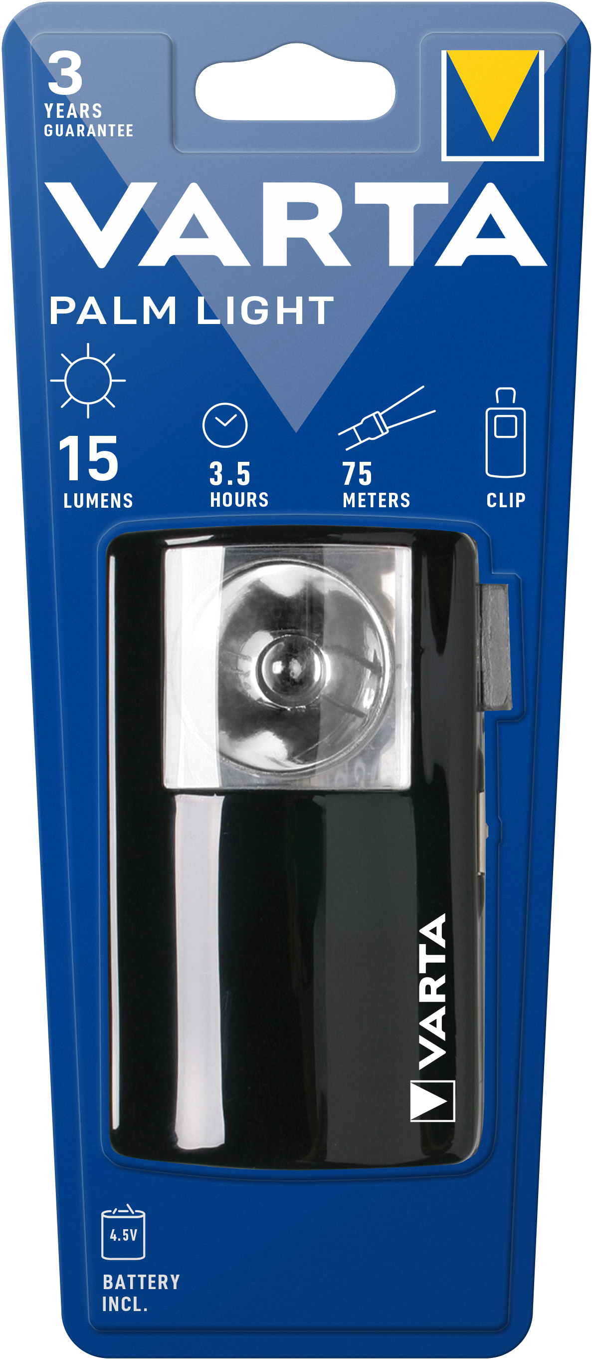 T16645 Varta Palm-Light 3R12 Flachleuchte