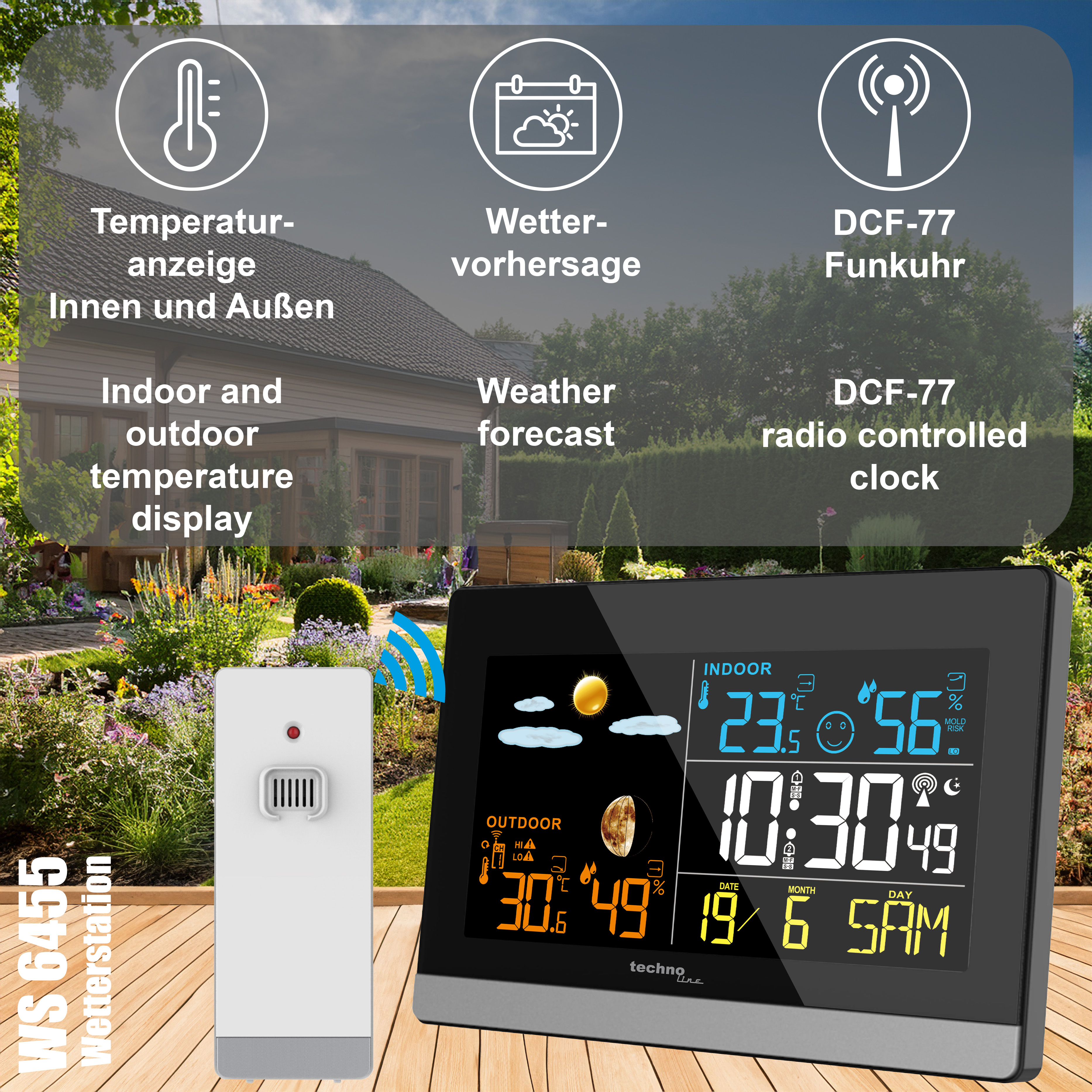 WS 6455 technoline Wetterstation