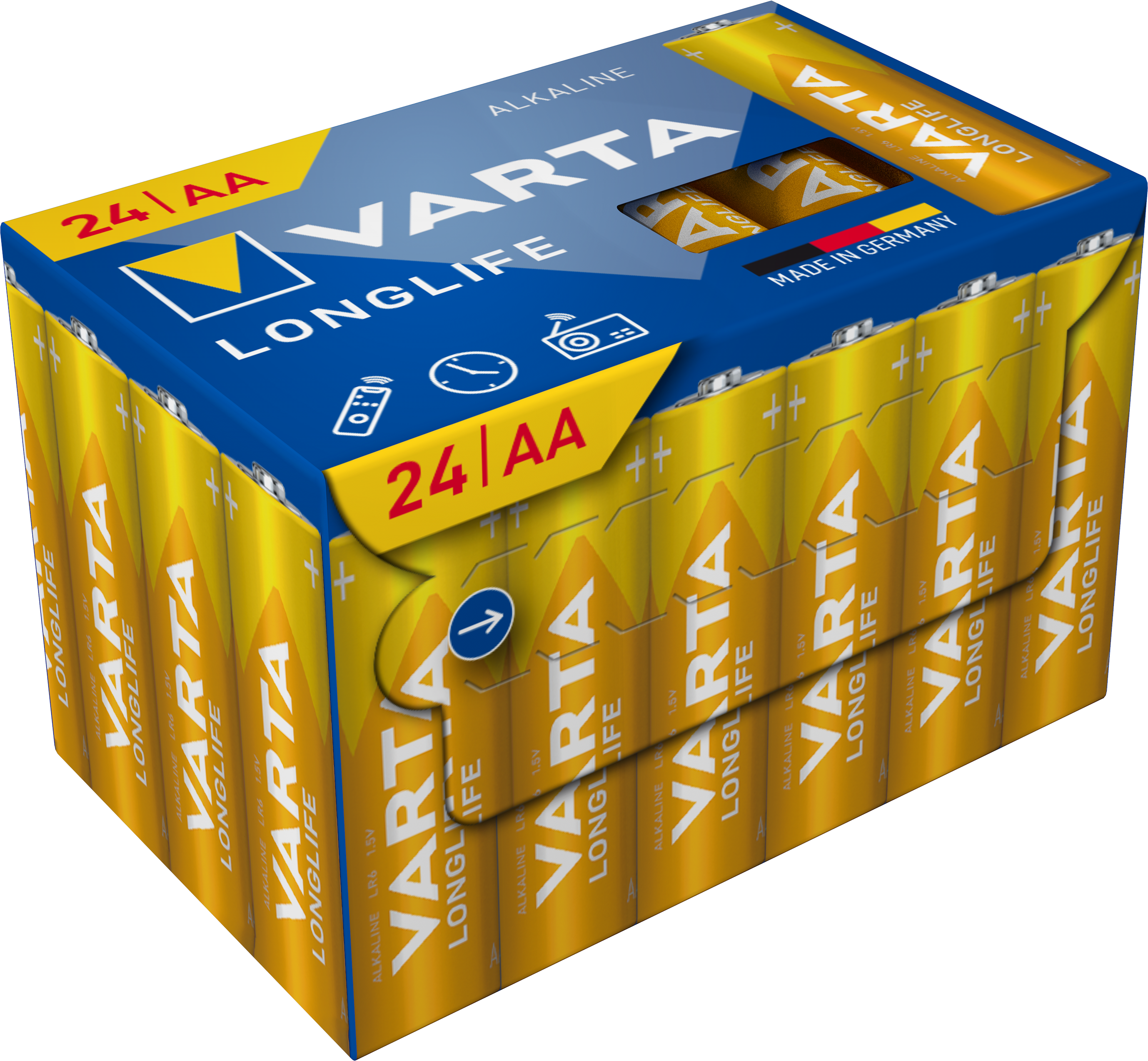 V4106 Varta Longlife  Batterie AA Cube 24
