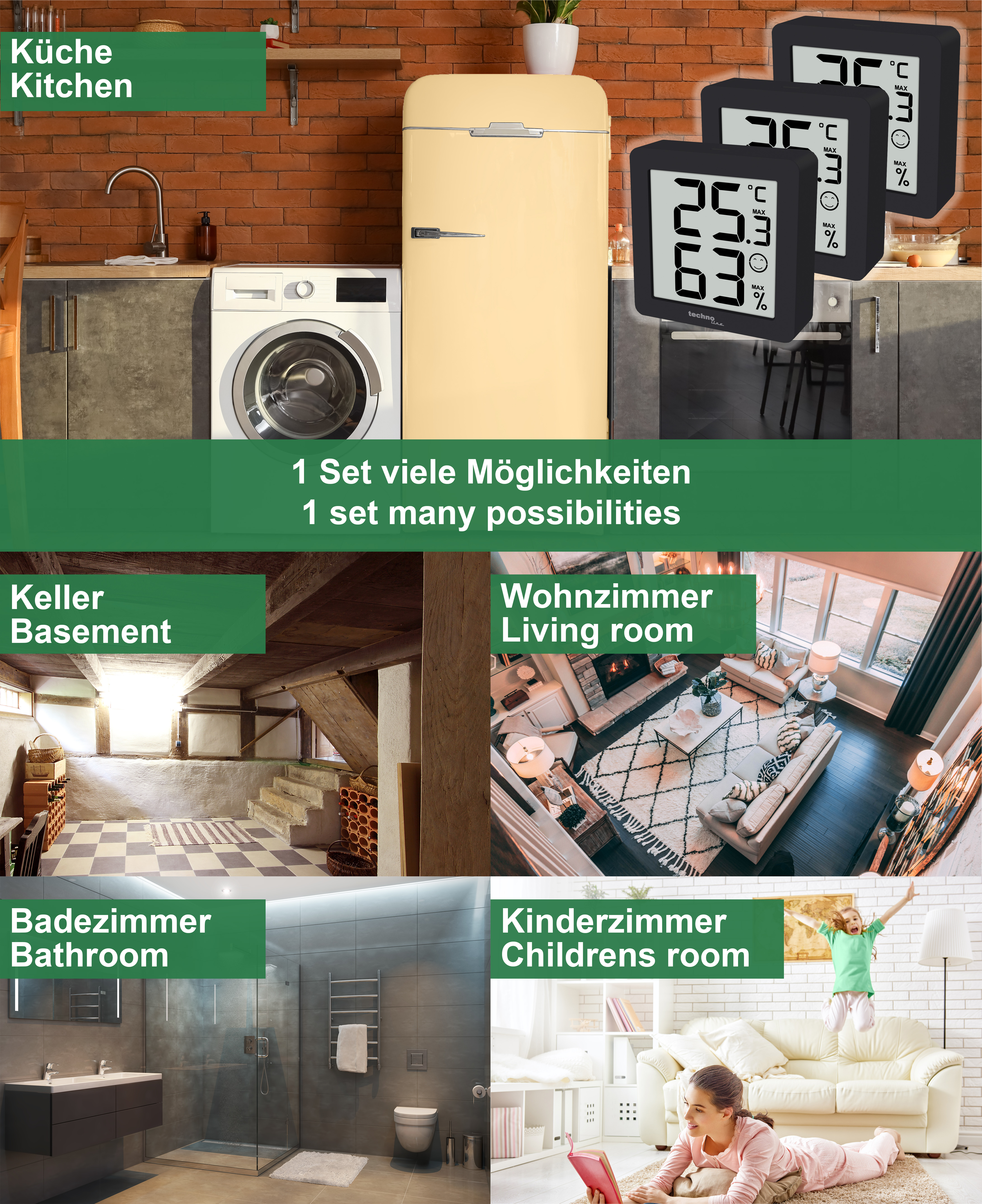 WS 9425 technoline Thermo-Hygrometer