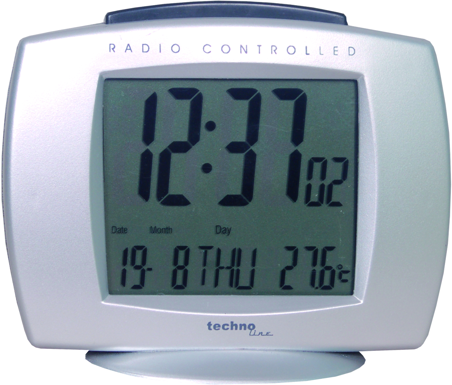 WT 189 technoline Funkwecker, silber