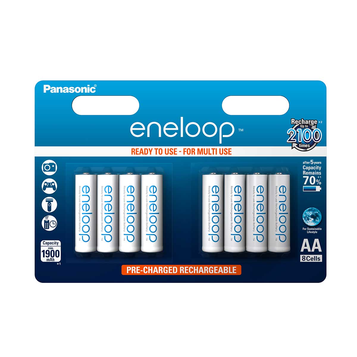 Panasonic eneloop Akku BK-3MCCE AA 2000mAh 