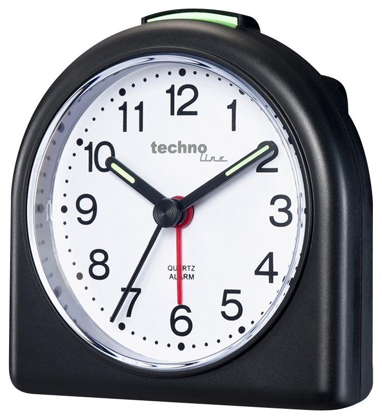 techonline Quarzwecker Modell SD, schwarz