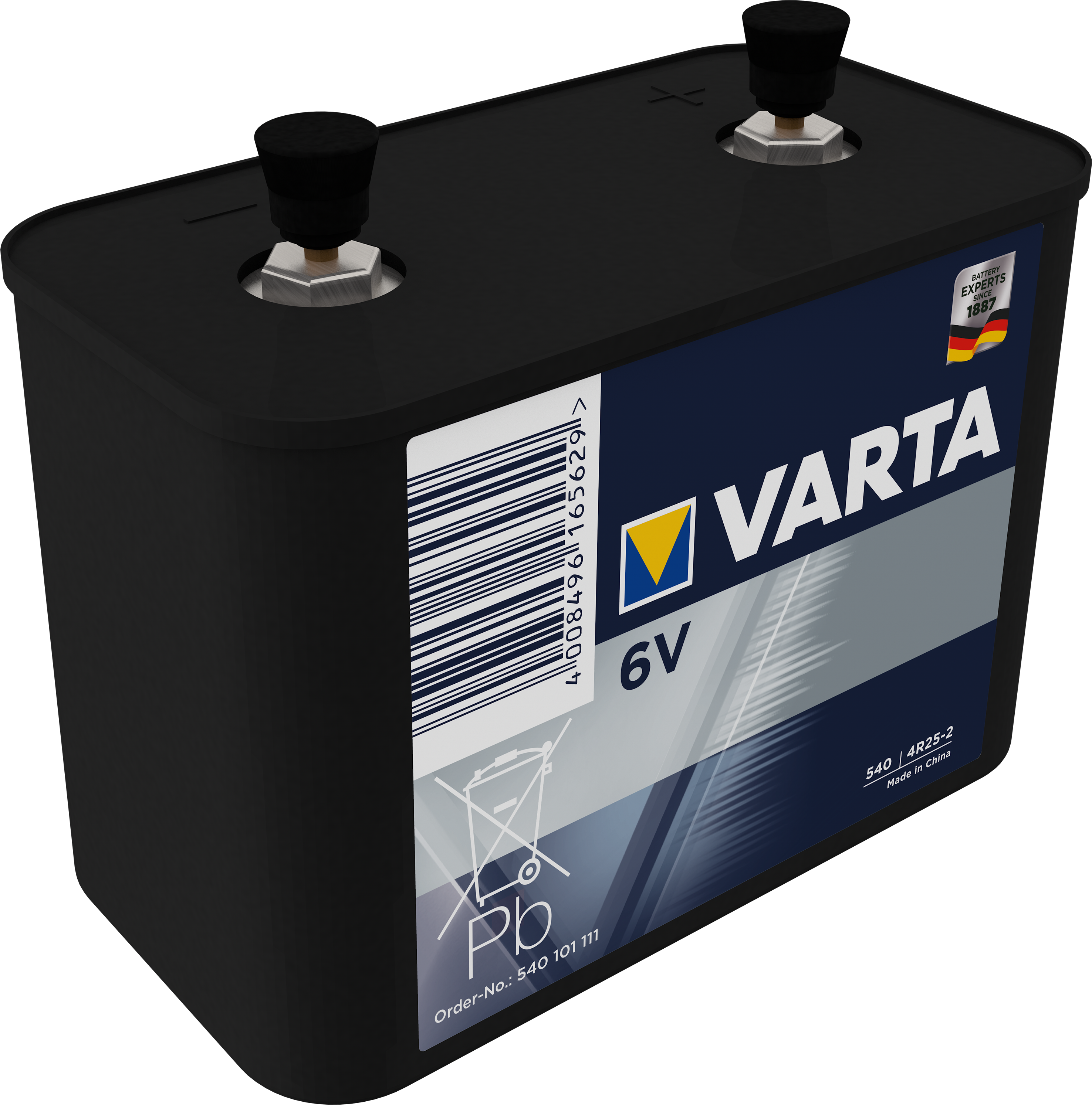 V540 Varta Blockbatterie 4R25-2 6V