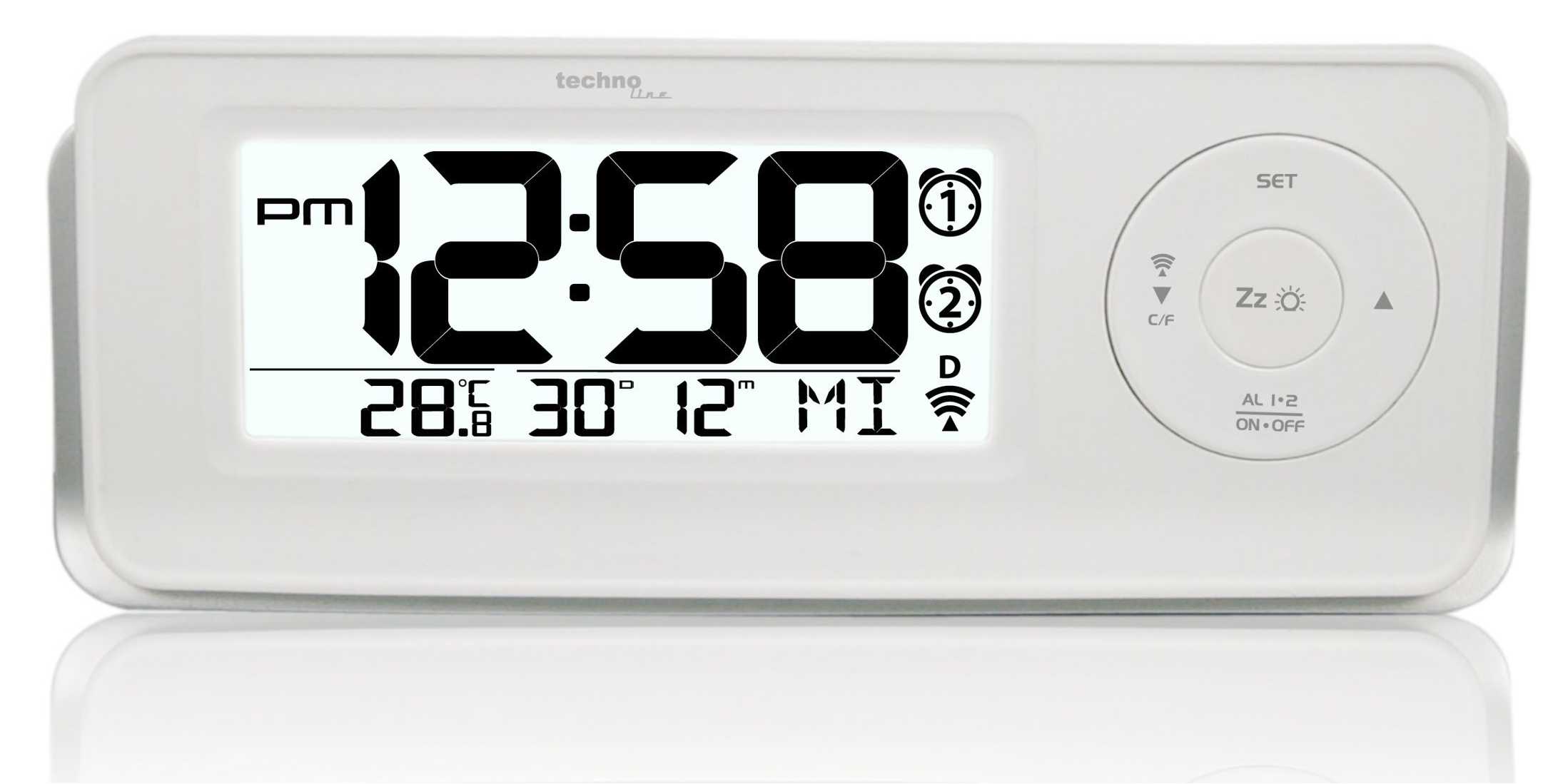 WT 498S  technoline Digital-Funkwecker