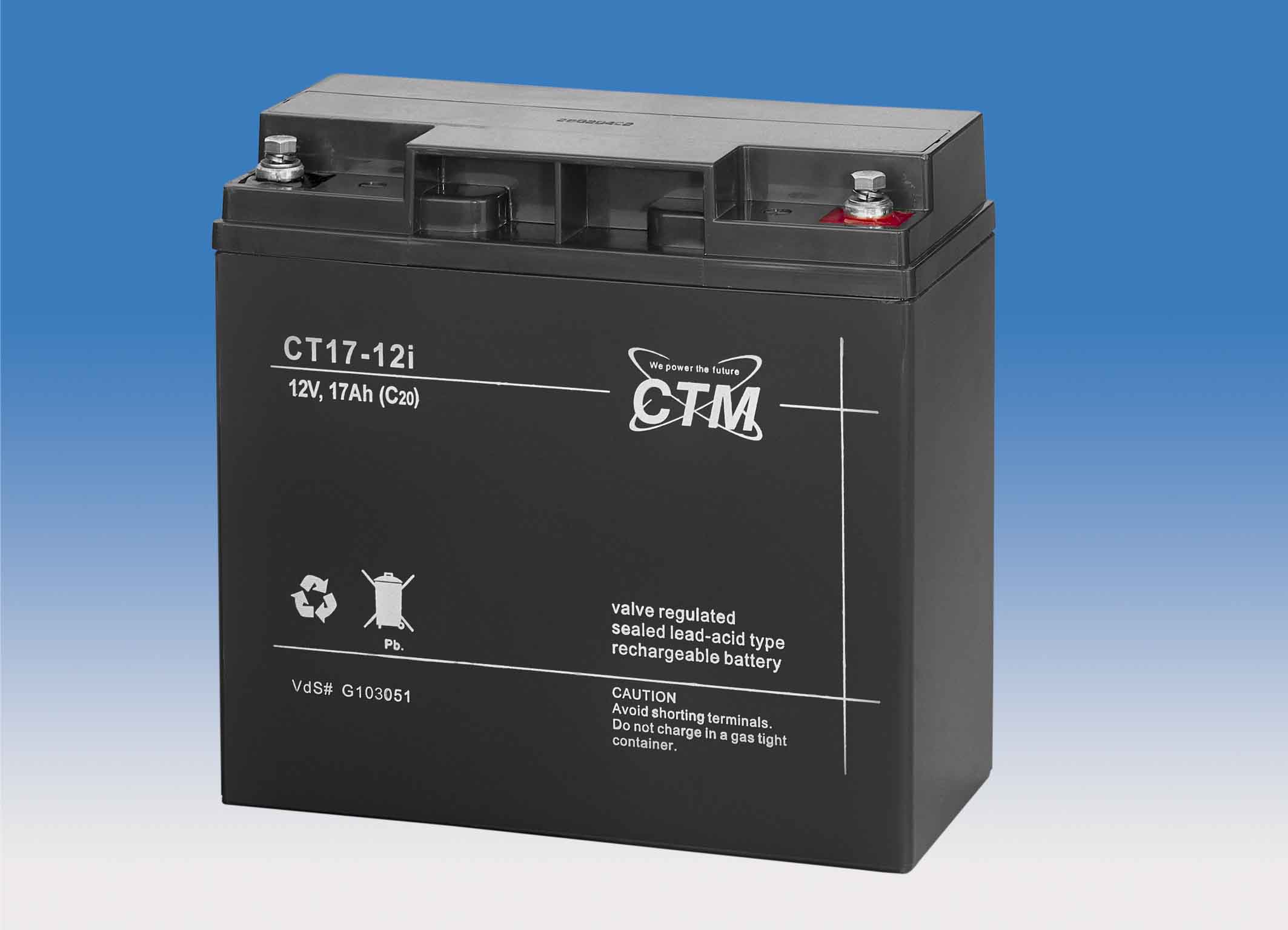 CT17-12 CTM Blei Gitter-Vließ-Batterie