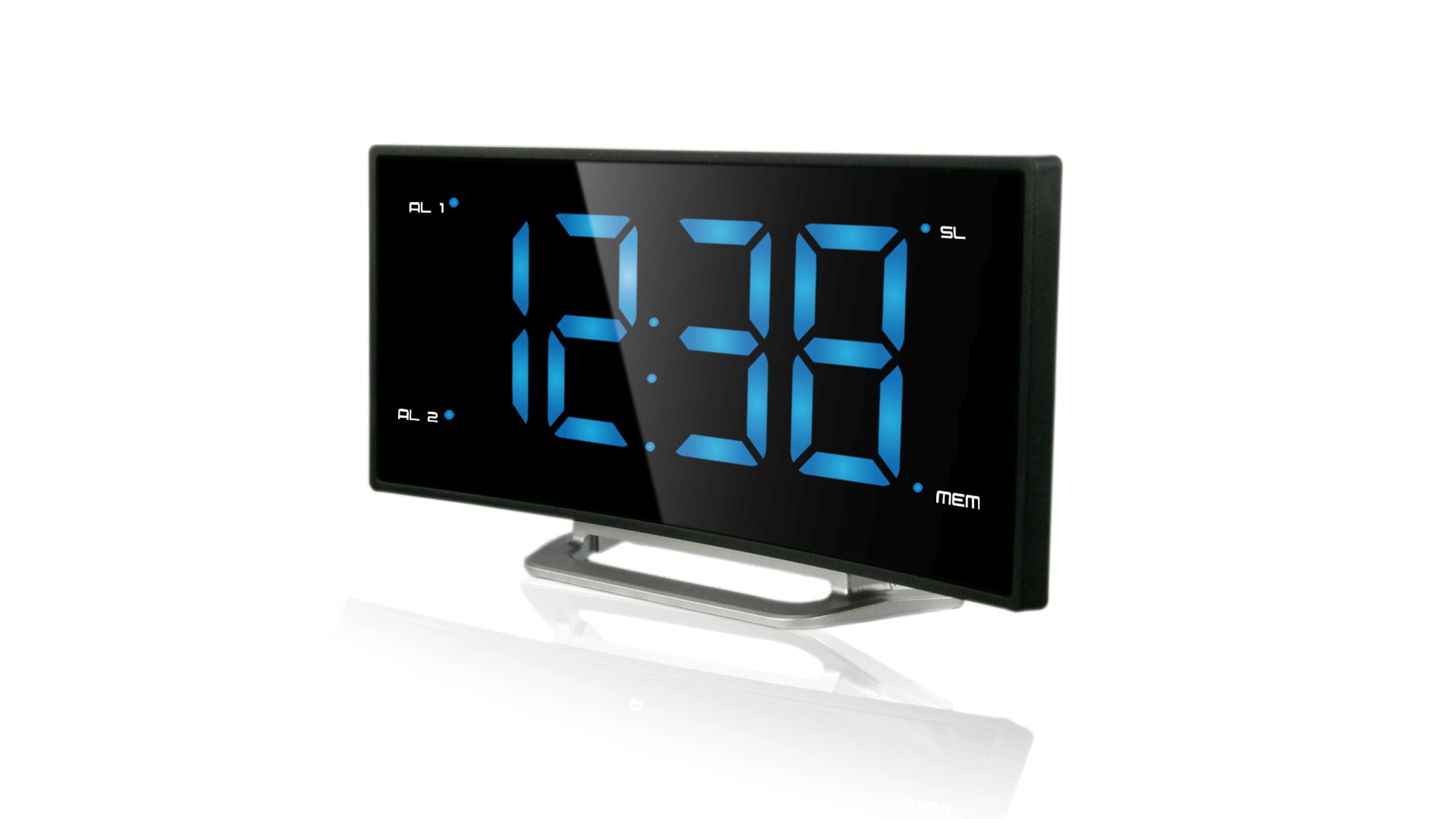 WT 460 technoline LED Quarzuhr mit Radio-Wecker