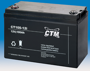 CT100-12 CTM Blei Gitter-Vließ-Batterie