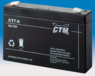 CT7-6 CTM Blei Gitter-Vließ-Batterie