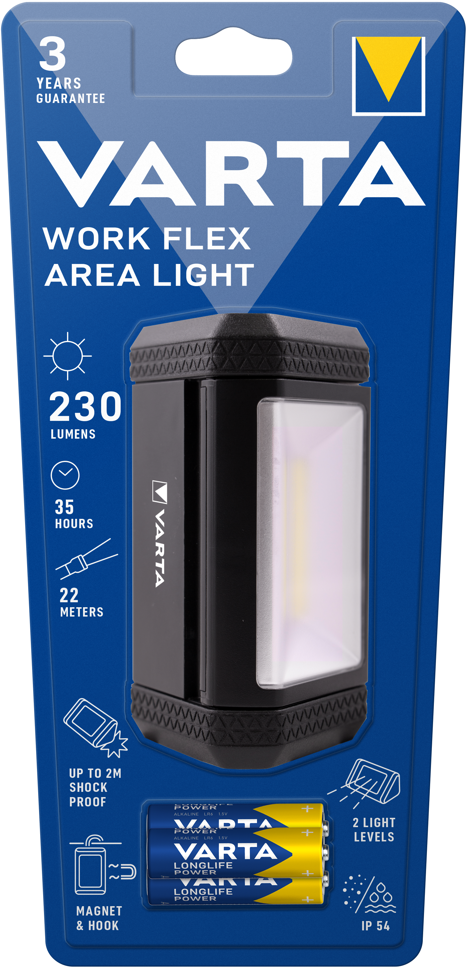 T17648 Varta Work Flex Area Light 3AA