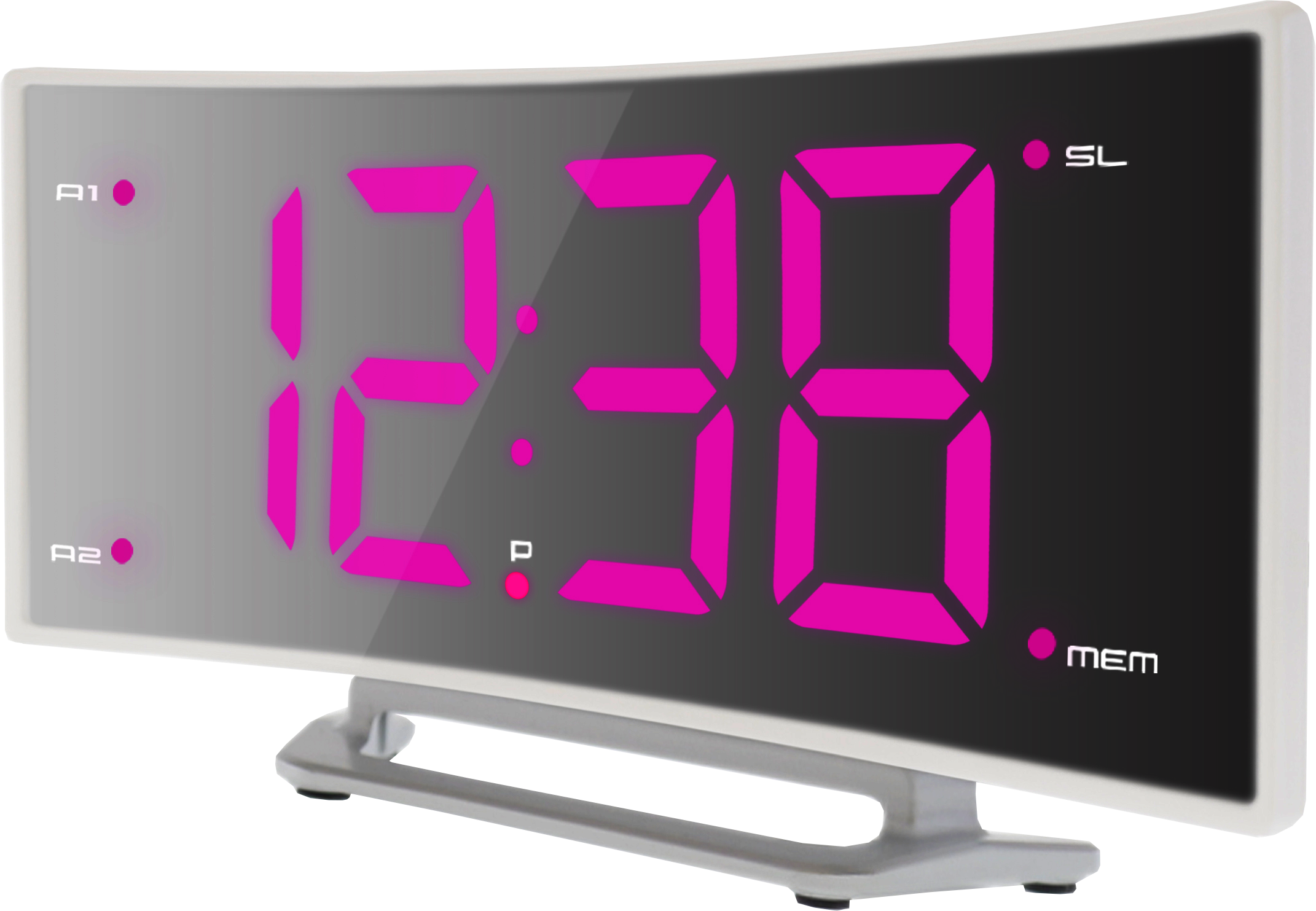 WT460 technoline LED Quarzuhr mit Radio-Wecker