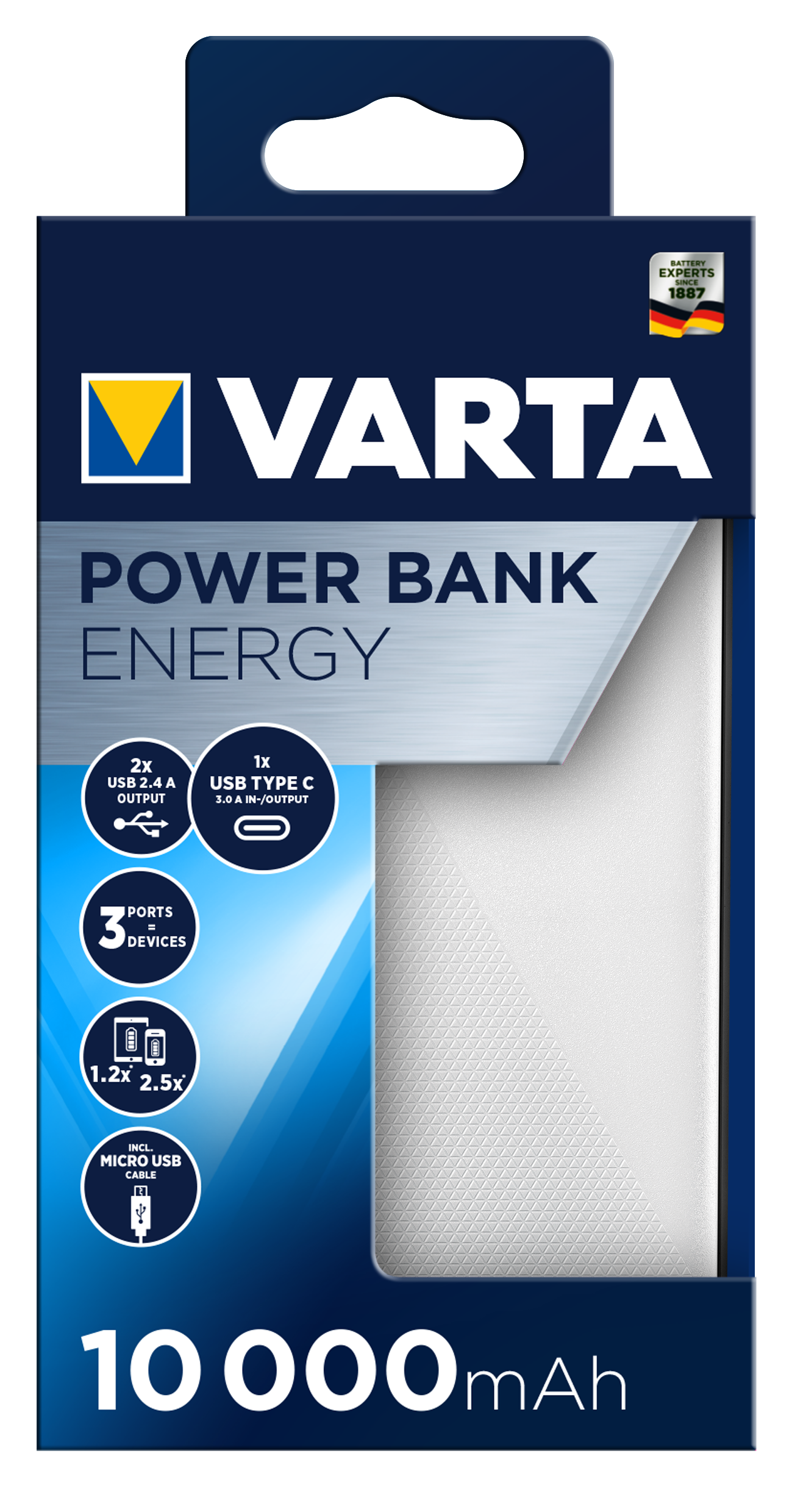 V57976 Varta Power Bank Energy 10000