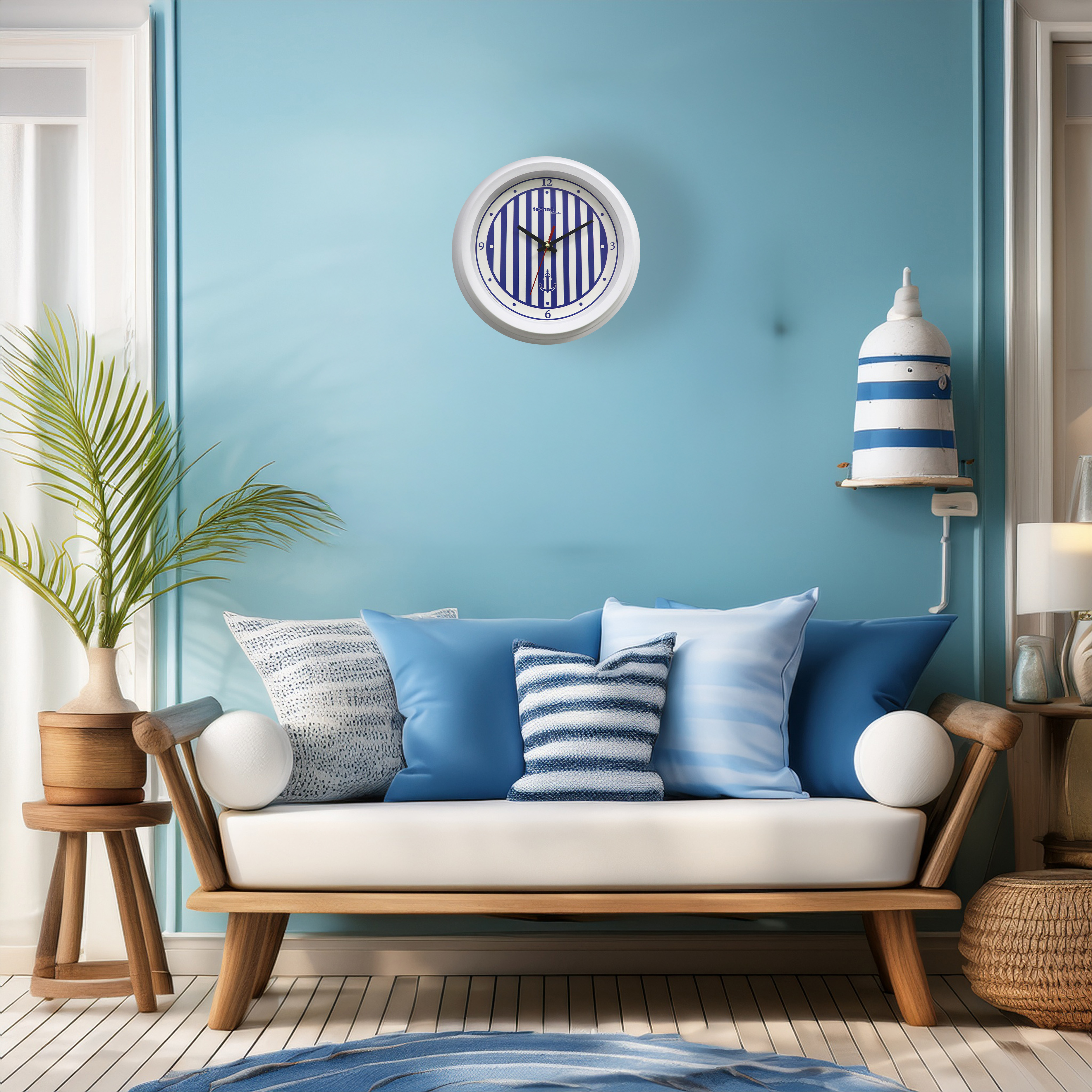 WT 7125 technoline Quarzwanduhr