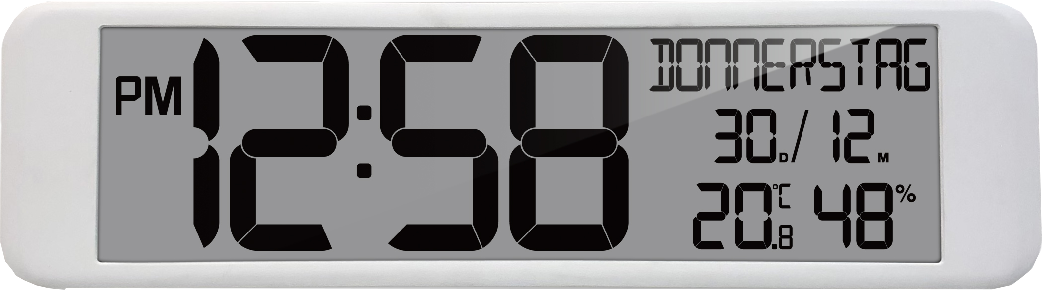 WS8120  technoline XXL-Funk-Wanduhr