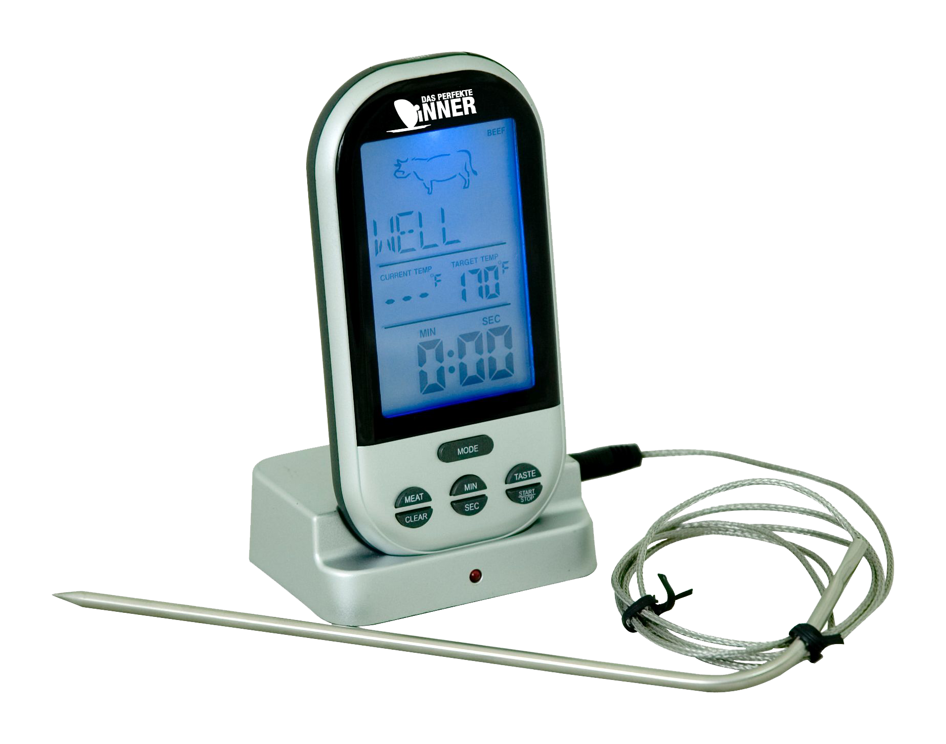 WS1050_NEU WS1050 technoline Funk BBQ-Thermometer