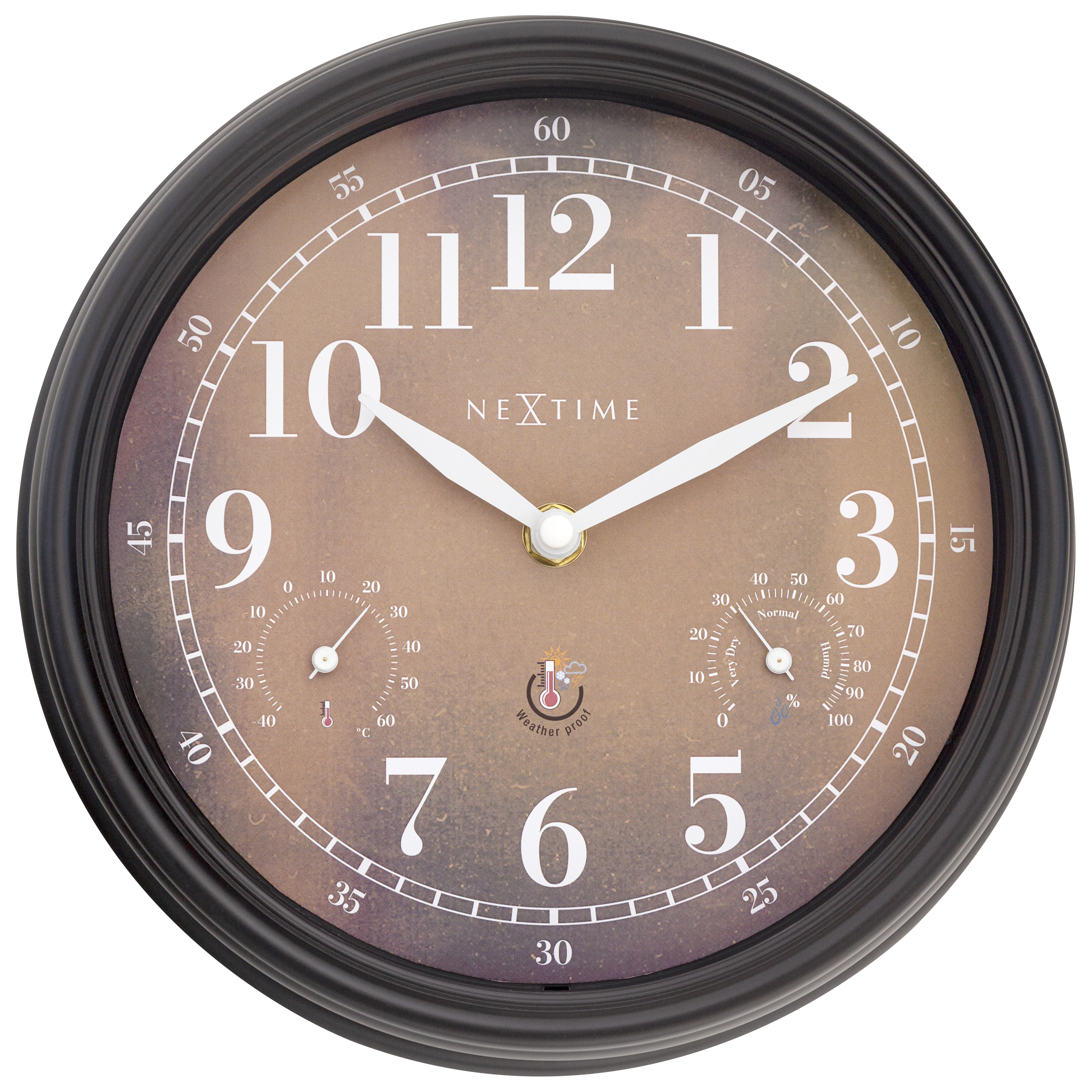 Nextime Wanduhr 4318BR Jasmine