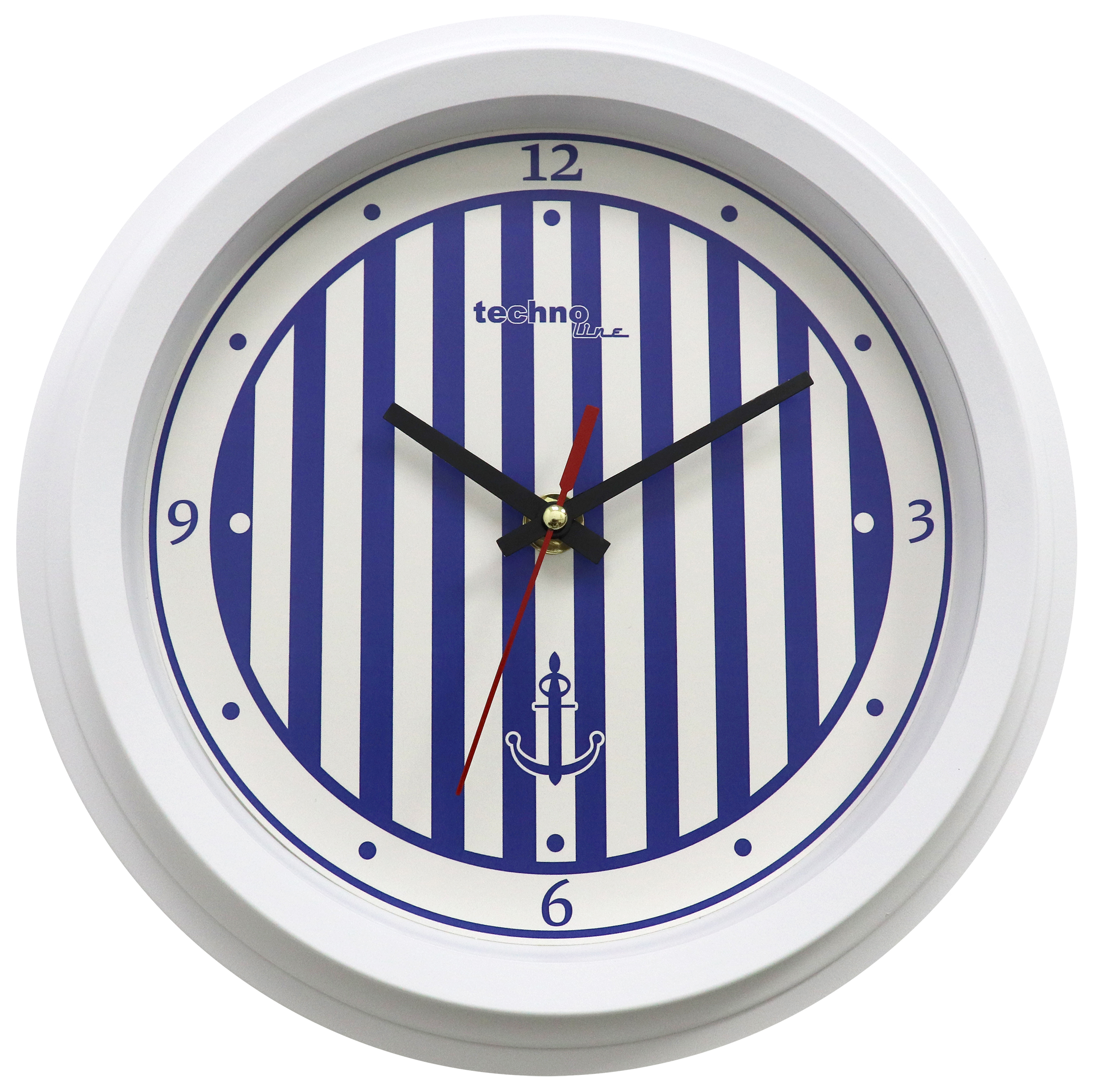WT 7125 technoline Quarzwanduhr, Ø=25cm