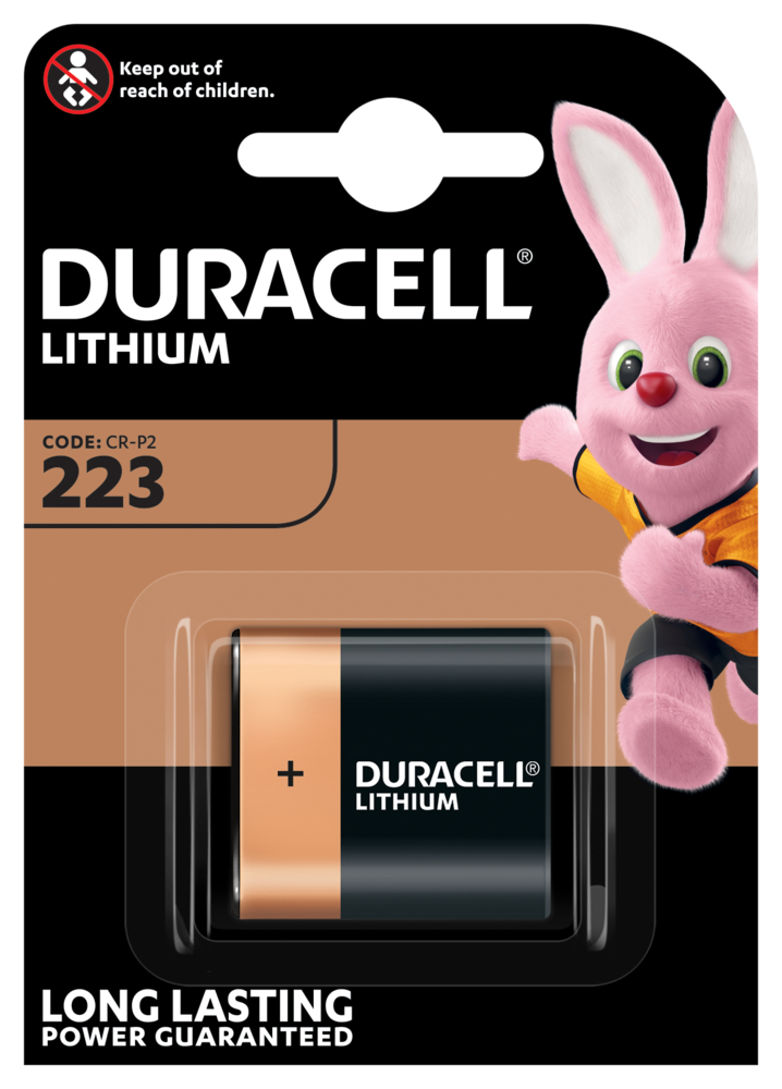 DL223 Duracell Ultra Photo Batterie, 1er Blister