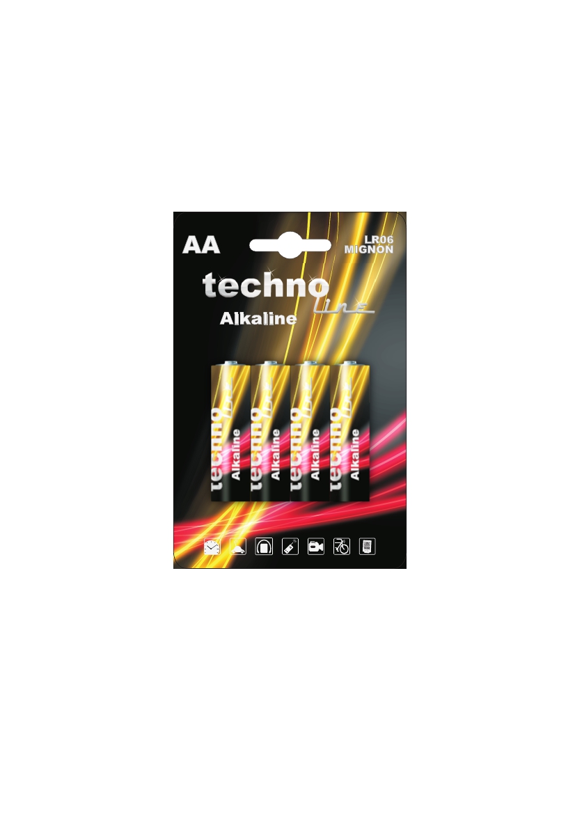 LR06 technoline Batterie 4er Blister