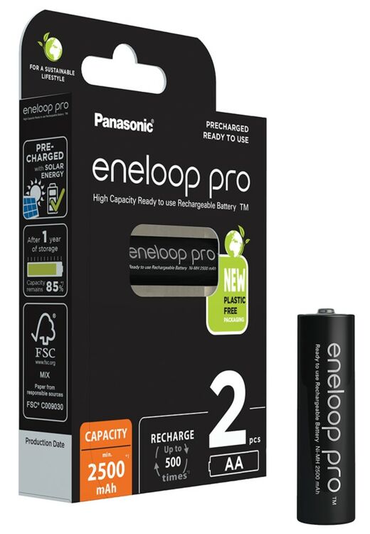 Panasonic eneloop Pro NEW! BK-3HCDE AA 2500mAh