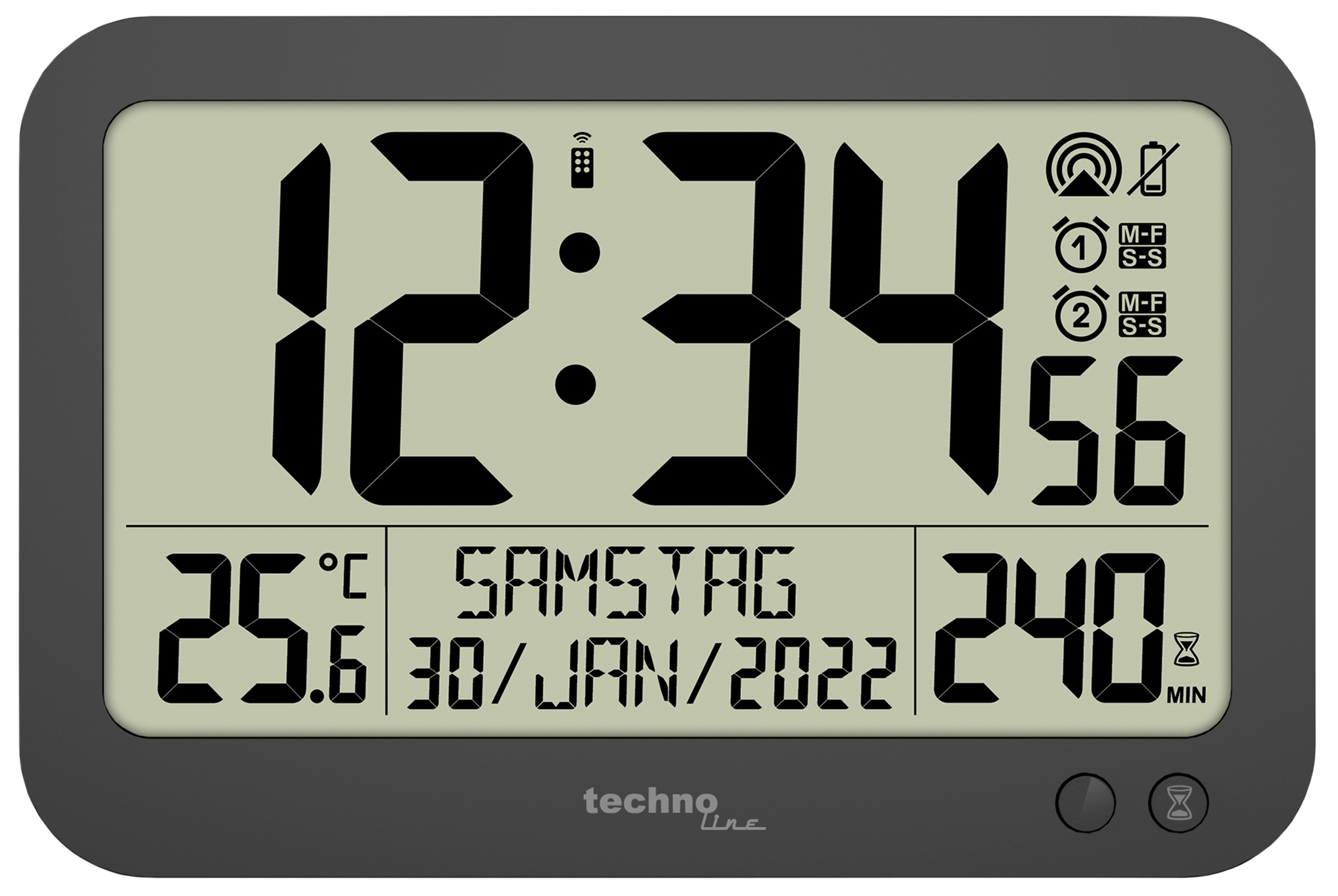 WS 8026 technoline Funkwanduhr